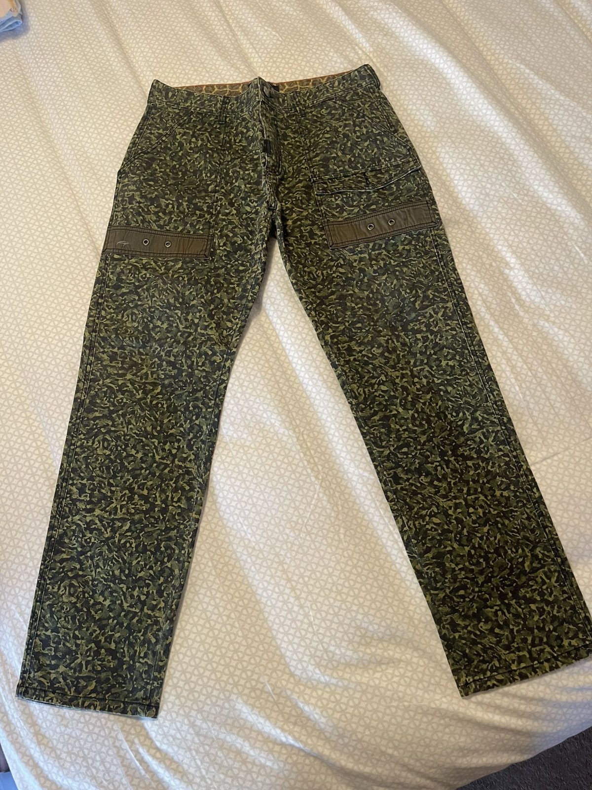 LRG LRG vintage GREEN CAMO GIRAFFE pants Size 34. RARE Size US 34 / EU 50 - 1 Thumbnail