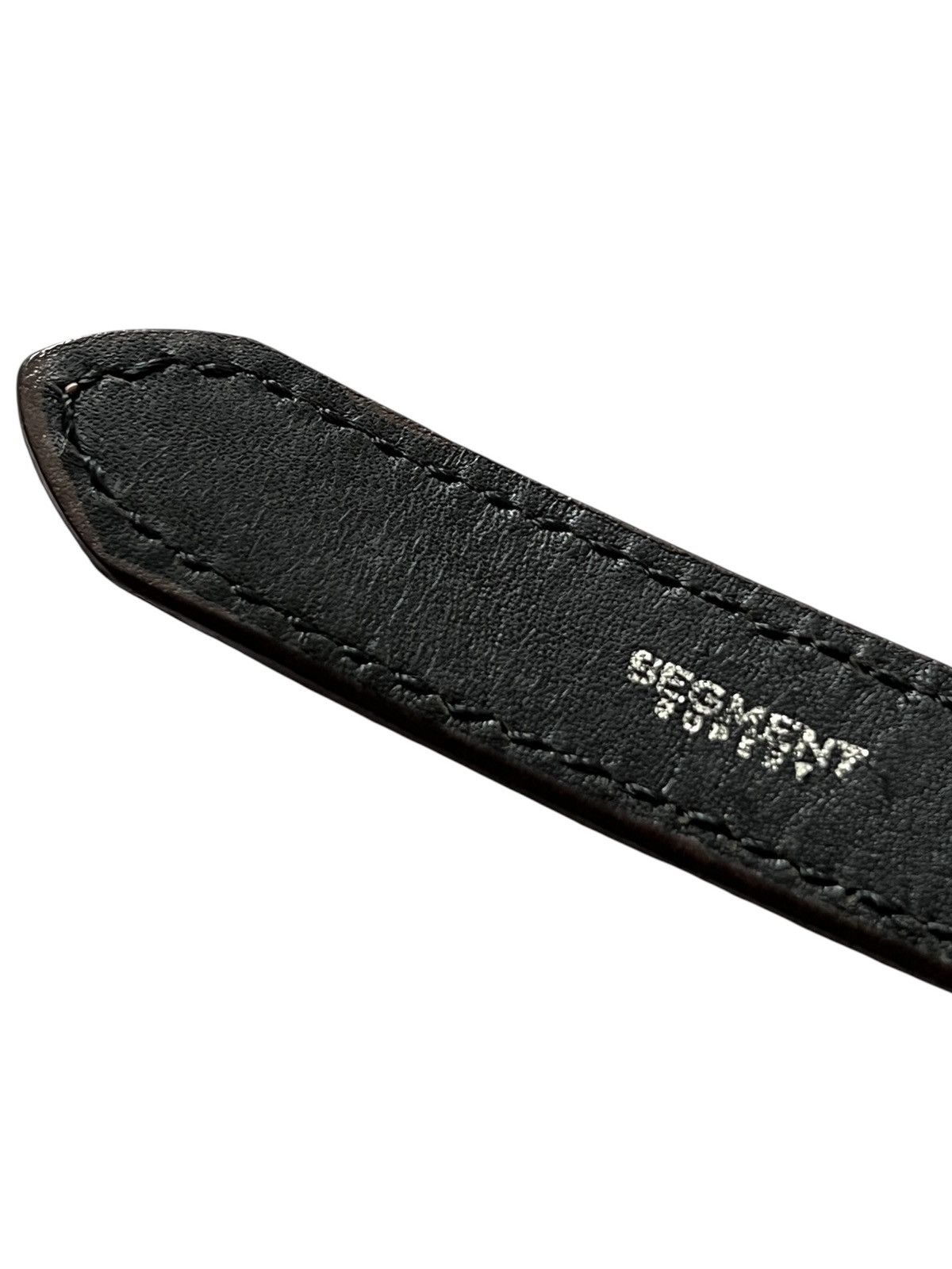 Japanese Brand Segment by Rupert Zipper Leather Belt Size 30 - 14 Thumbnail