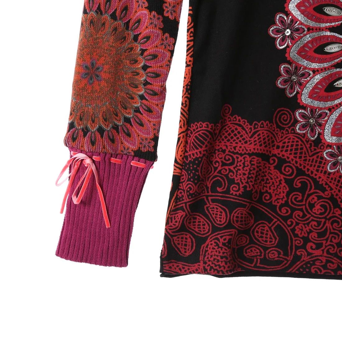 Desigual Desigual Women's Shirt W Pullover Sleeve Cotton Jersey Knit Size M / US 6-8 / IT 42-44 - 18 Thumbnail
