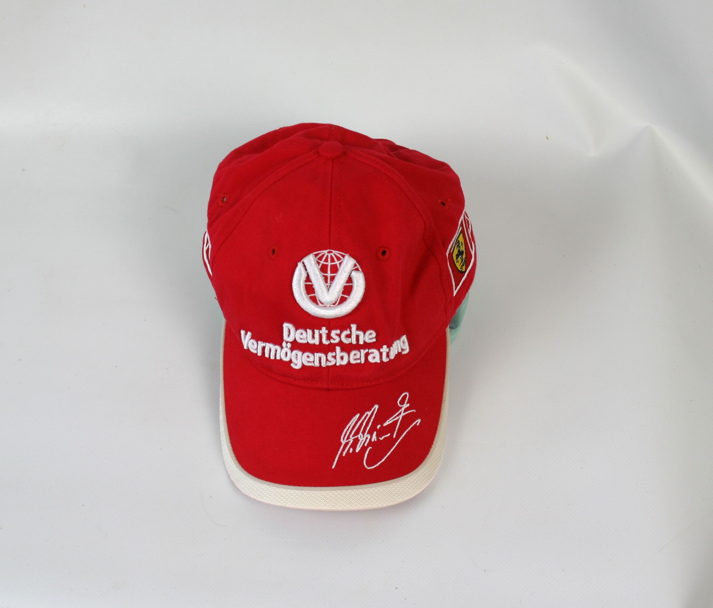 Ferrari 00S Michael Schumacher Logo Racing Cap Vintage Size ONE SIZE - 3 Thumbnail