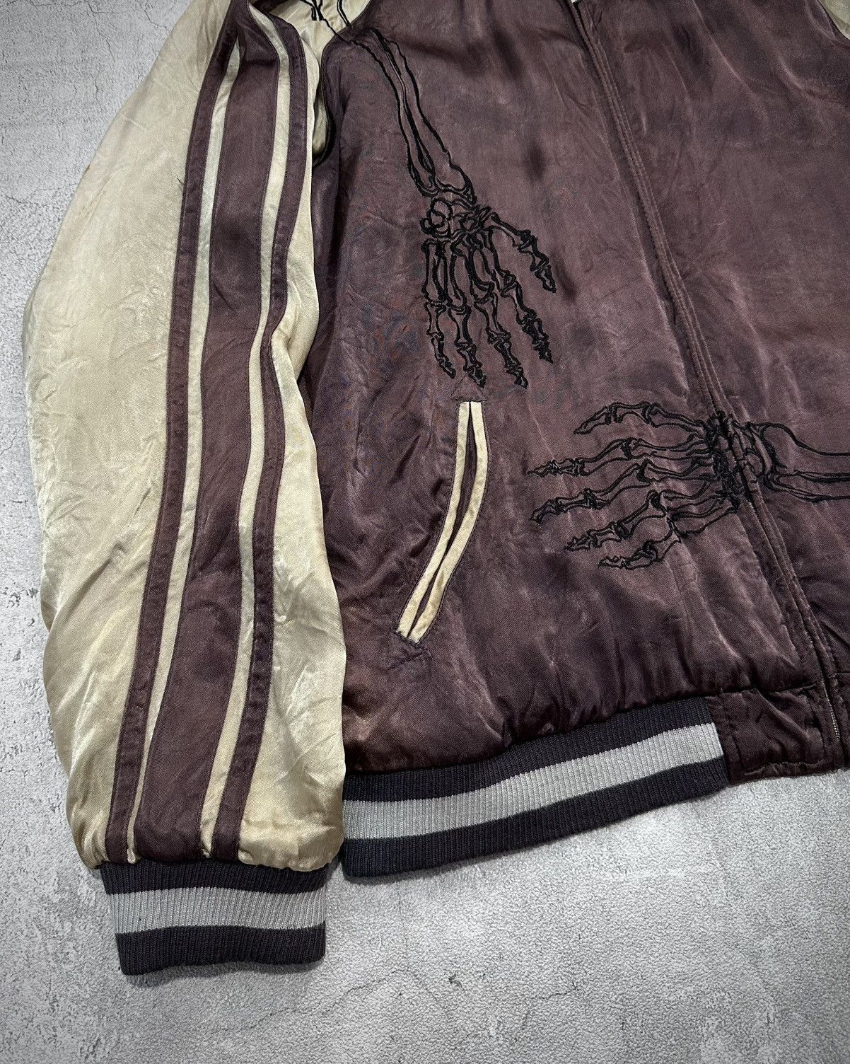 Japanese Brand × Toyo Enterprises Japanese Clasic Script Giant Skeleton Reversible Jacket Size US M / EU 48-50 / 2 - 10 Thumbnail