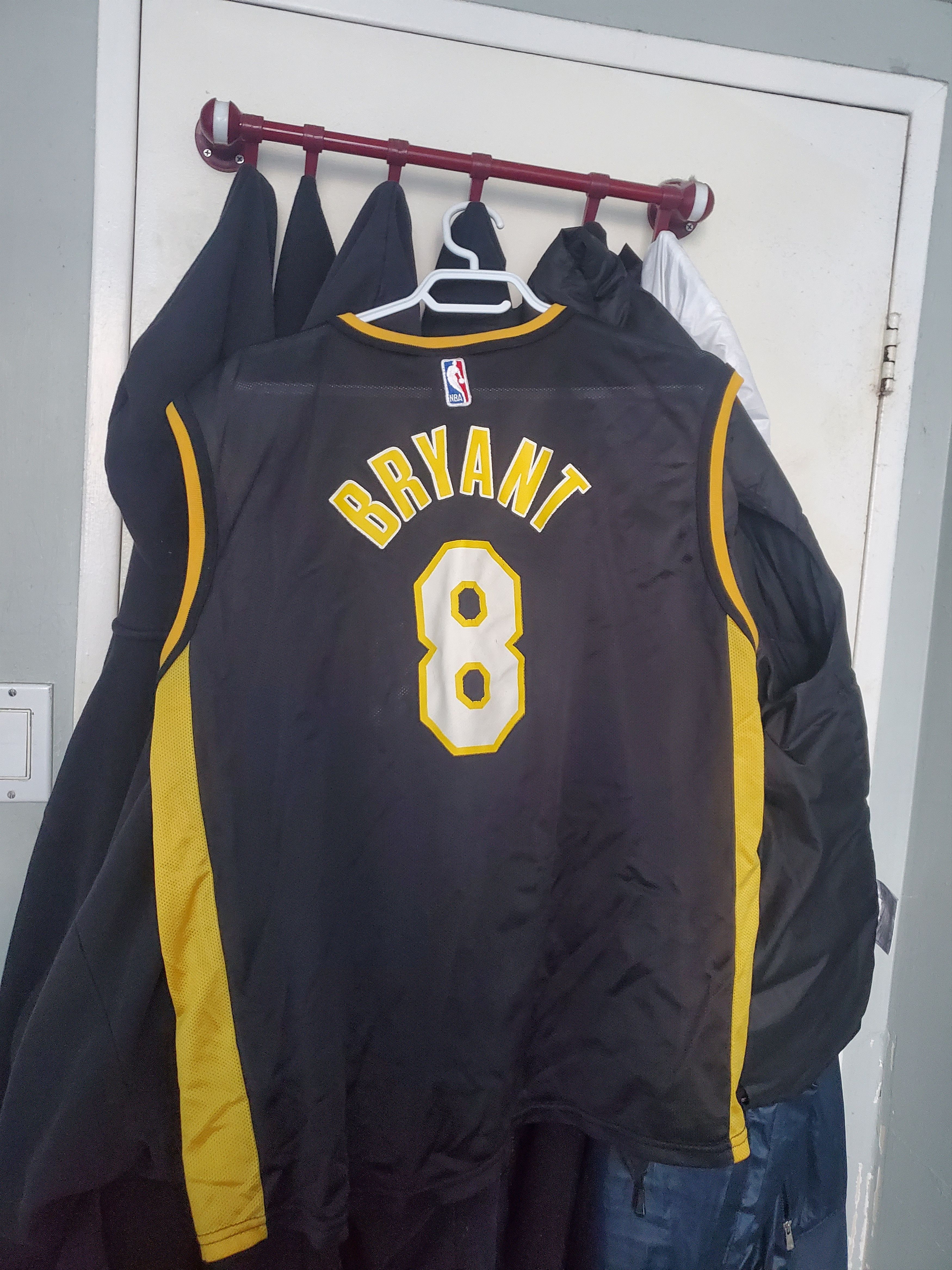 NBA LA Lakers Kobe Bryant Black Gold Large Jersey