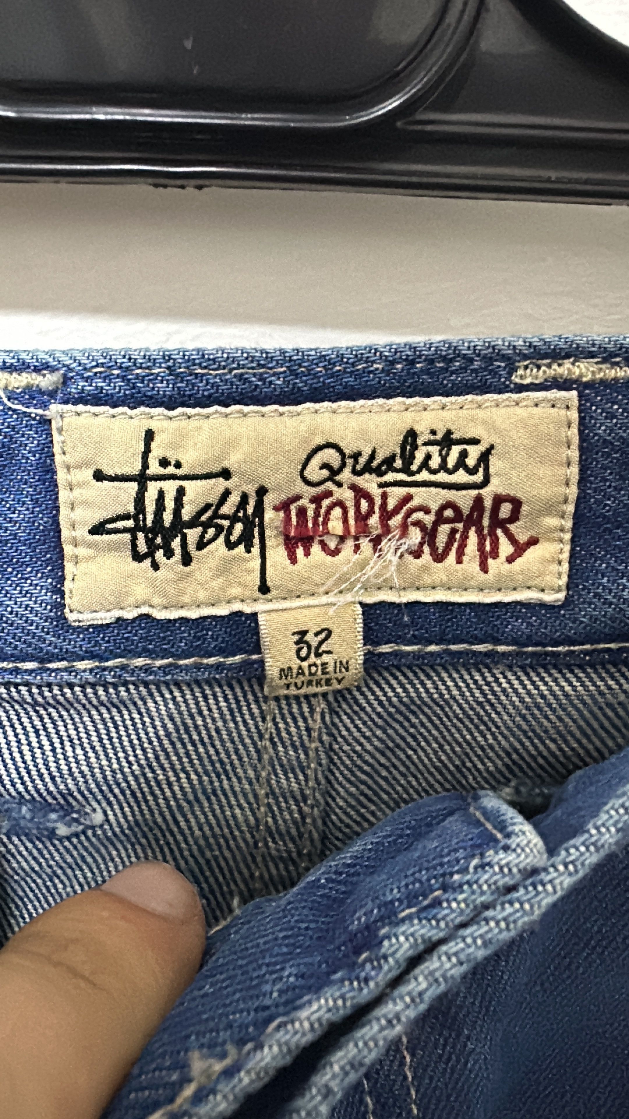 Stussy Stussy Double Knee Work Pant Blue Size 32 Size US 32 / EU 48 - 8 Thumbnail