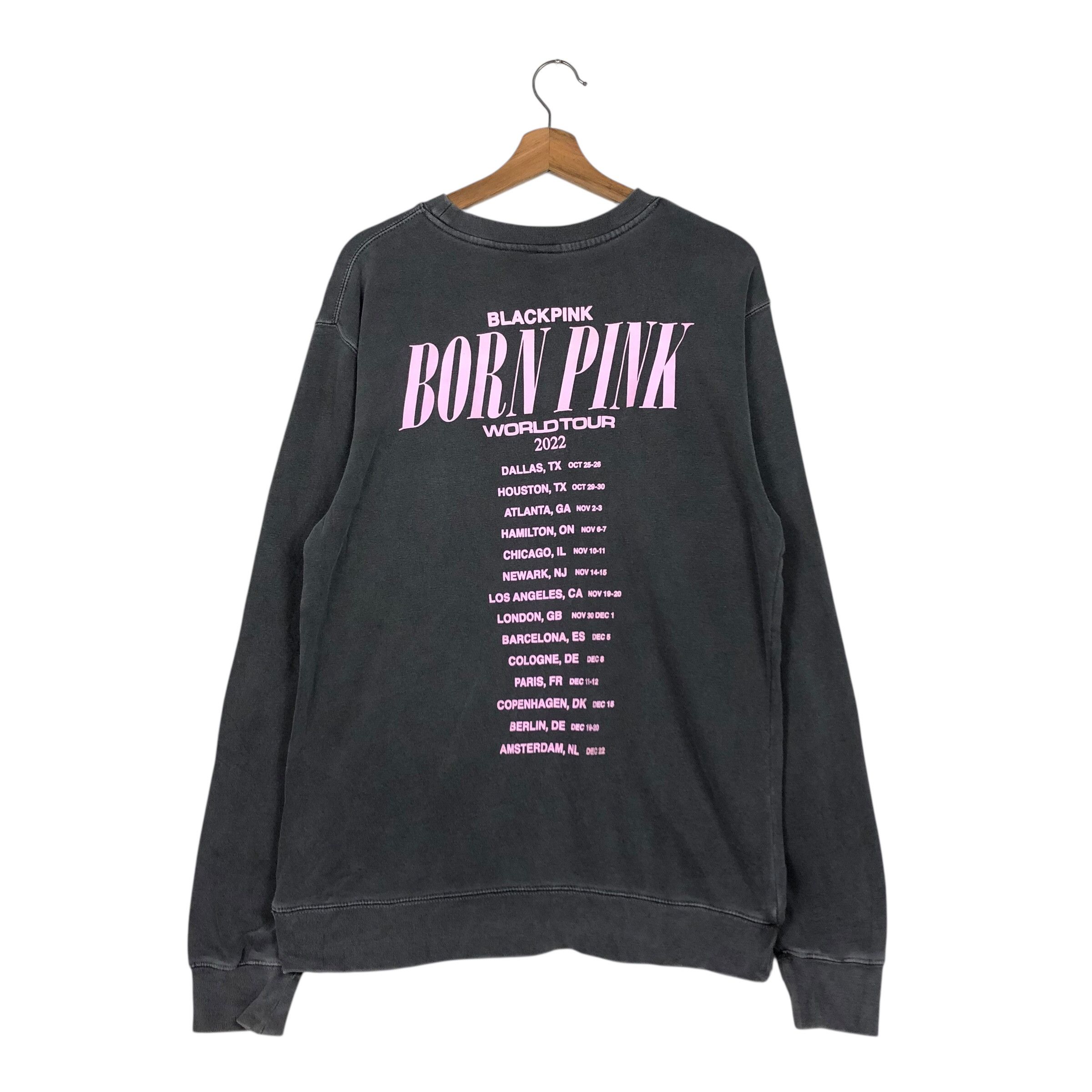 Japanese Brand 📌Sweatshirt Blackpink Tour Big Logo Size US M / EU 48-50 / 2 - 9 Thumbnail