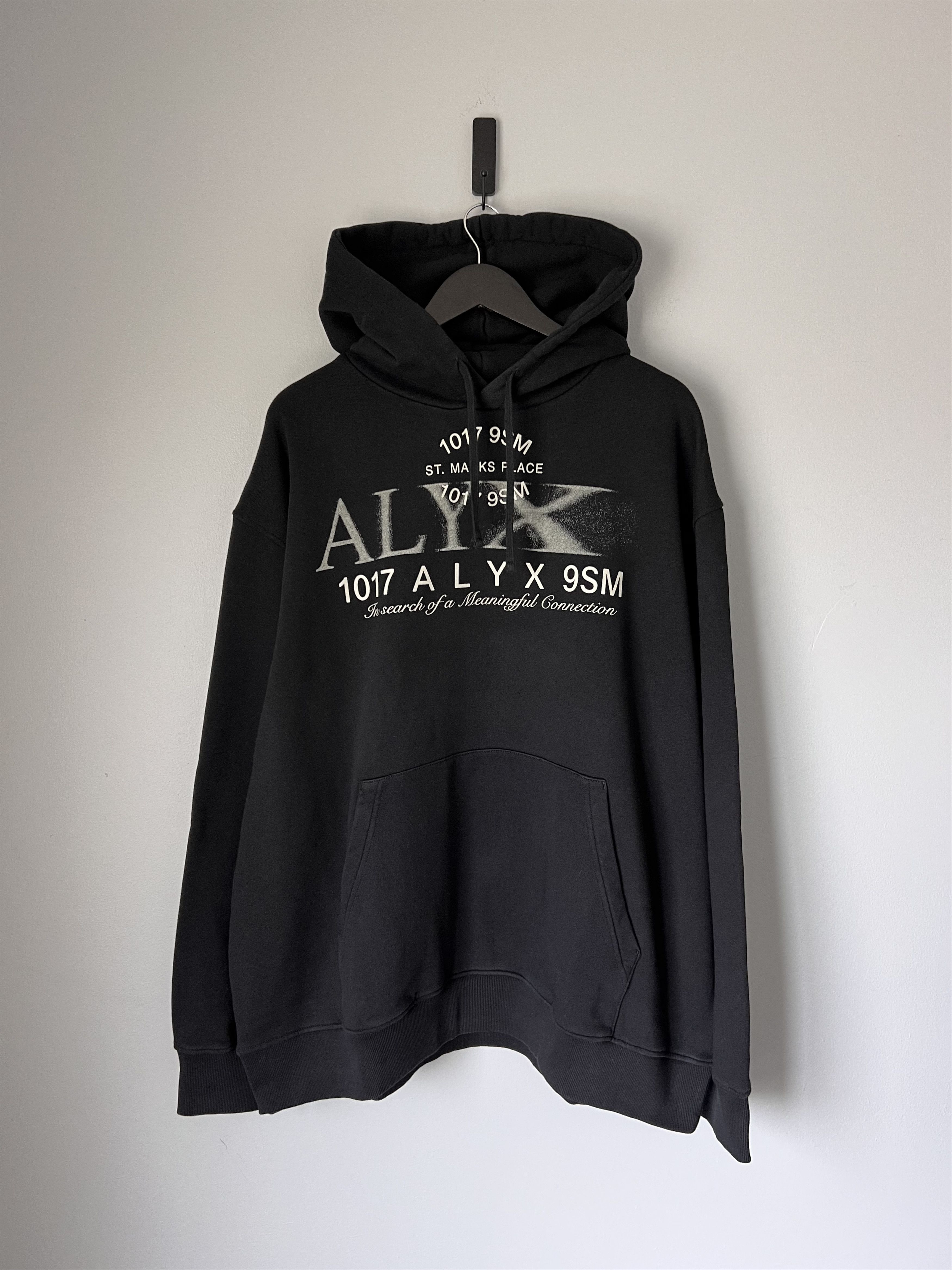 【ALYX】Black Phantom Logo Hoodie 1017 ALYX 9SM: Black Phantom Logo Hoodie | influenceu