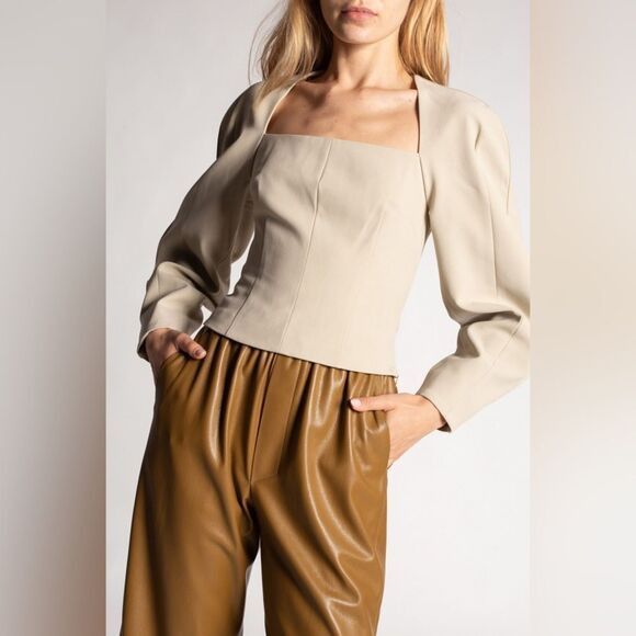 Nanushka Nanushka harini recycled Cady top new no tags Size XXS / US 00 / IT 34 - 13 Thumbnail