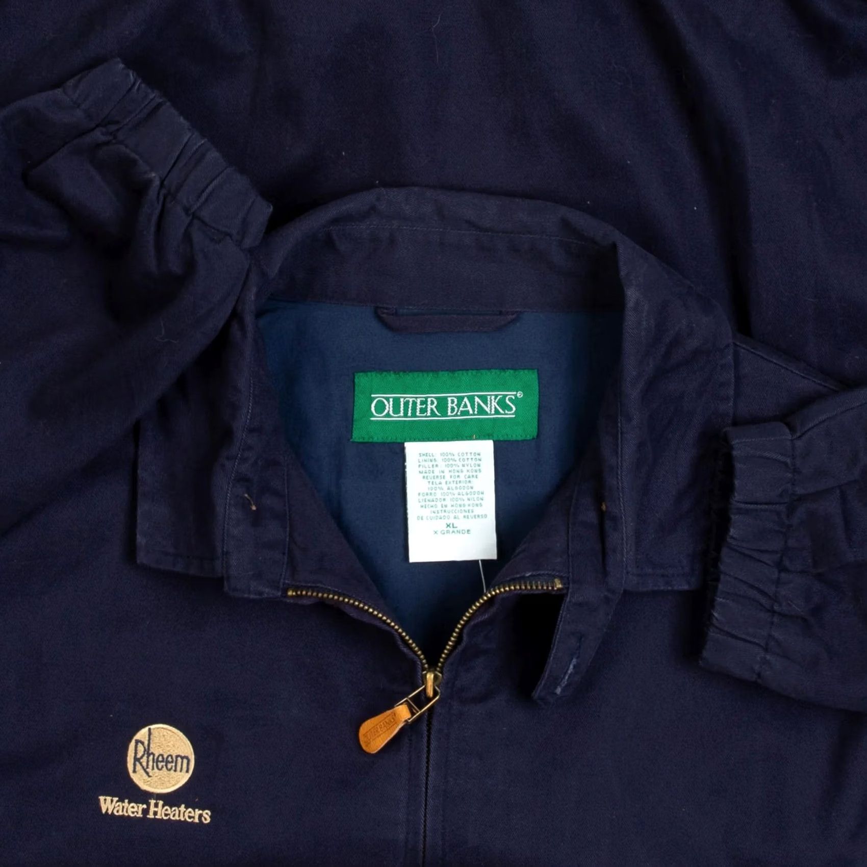 X-LARGE Vintage Unbranded Rheem Workwear Jacket Men’s 1990s Navy Blue X-Large Jacket Size US XL / EU 56 / 4 - 5 Thumbnail