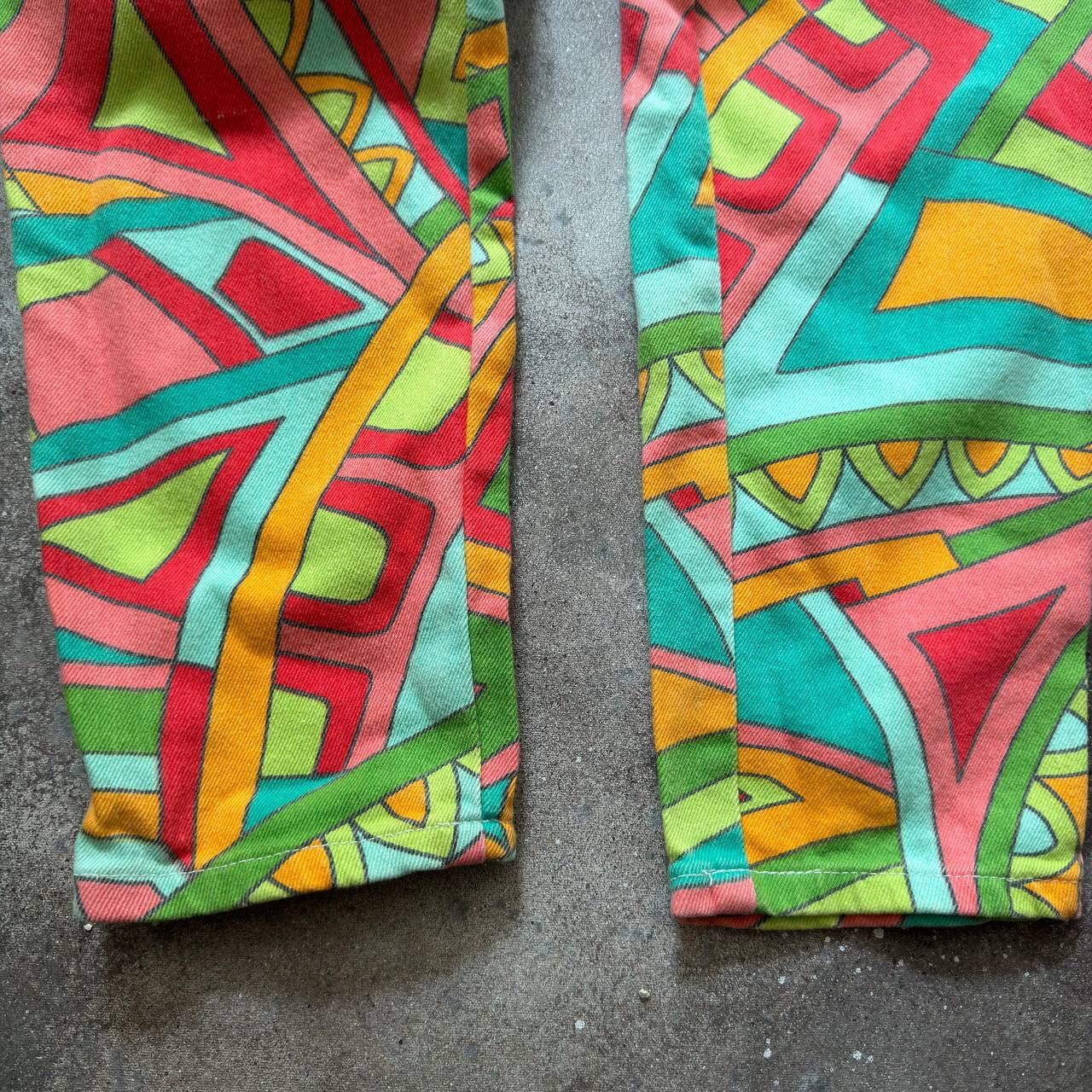 Miss Sixty × Vintage Miss Sixty 2000’s Aesthetic Y2K Glam Floral Pants Size 27" / US 4 / IT 40 - 5 Thumbnail
