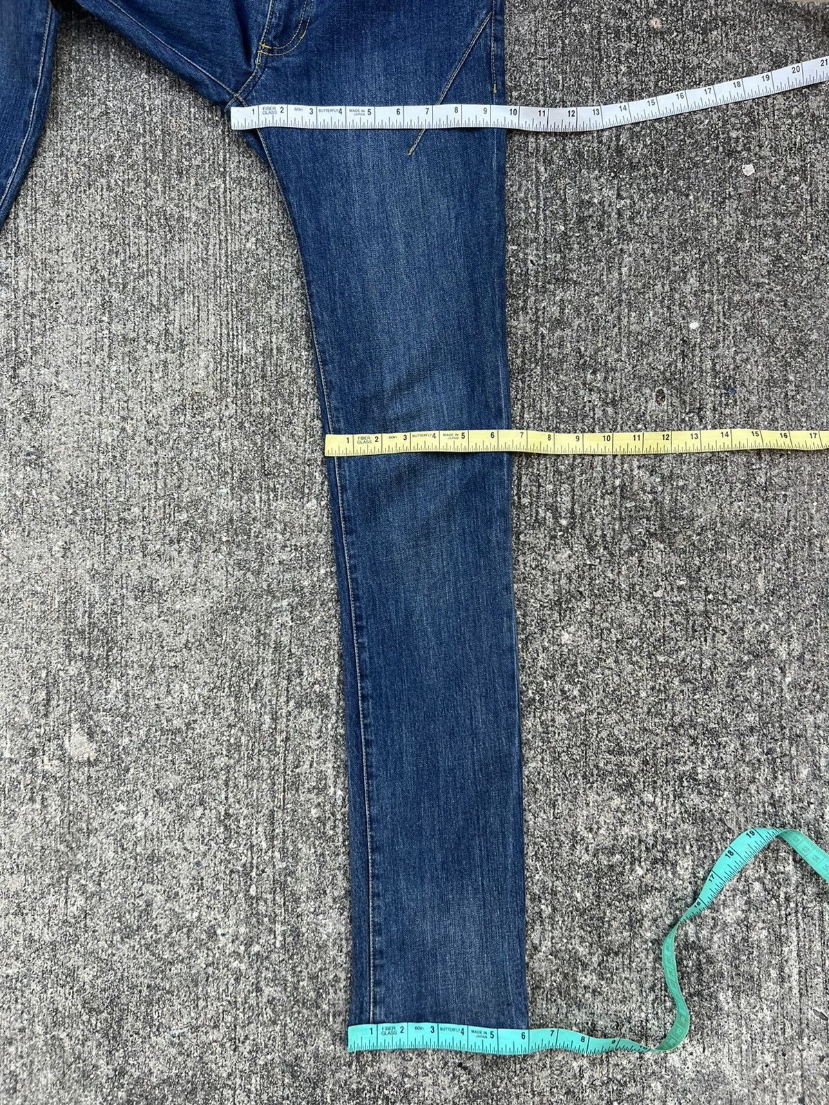 Number (N)ine Number (N)ine Japan Stretchable Denim Skinny Jeans Size US 29 - 3 Thumbnail