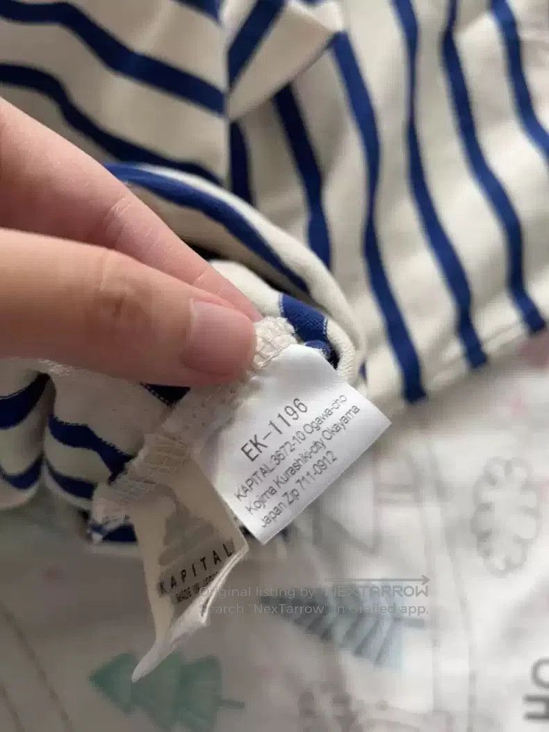 Kapital kapital blue long sleeves. Size US M / EU 48-50 / 2 - 5 Thumbnail