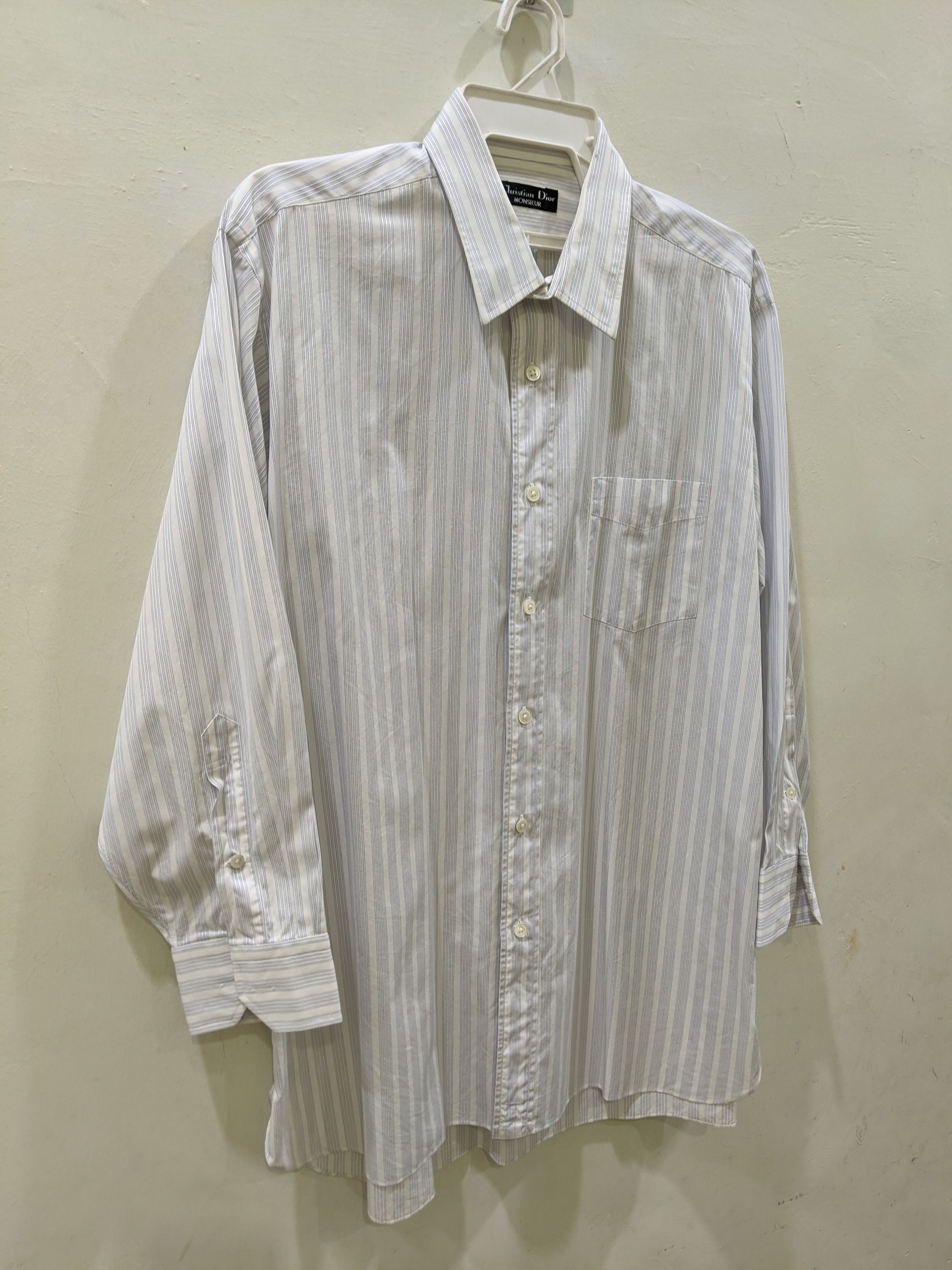 Christian Dior Monsieur × Dior Christian Dior Monsieur Button Ups L/S Shirt M fits L Size US L / EU 52-54 / 3 - 3 Thumbnail