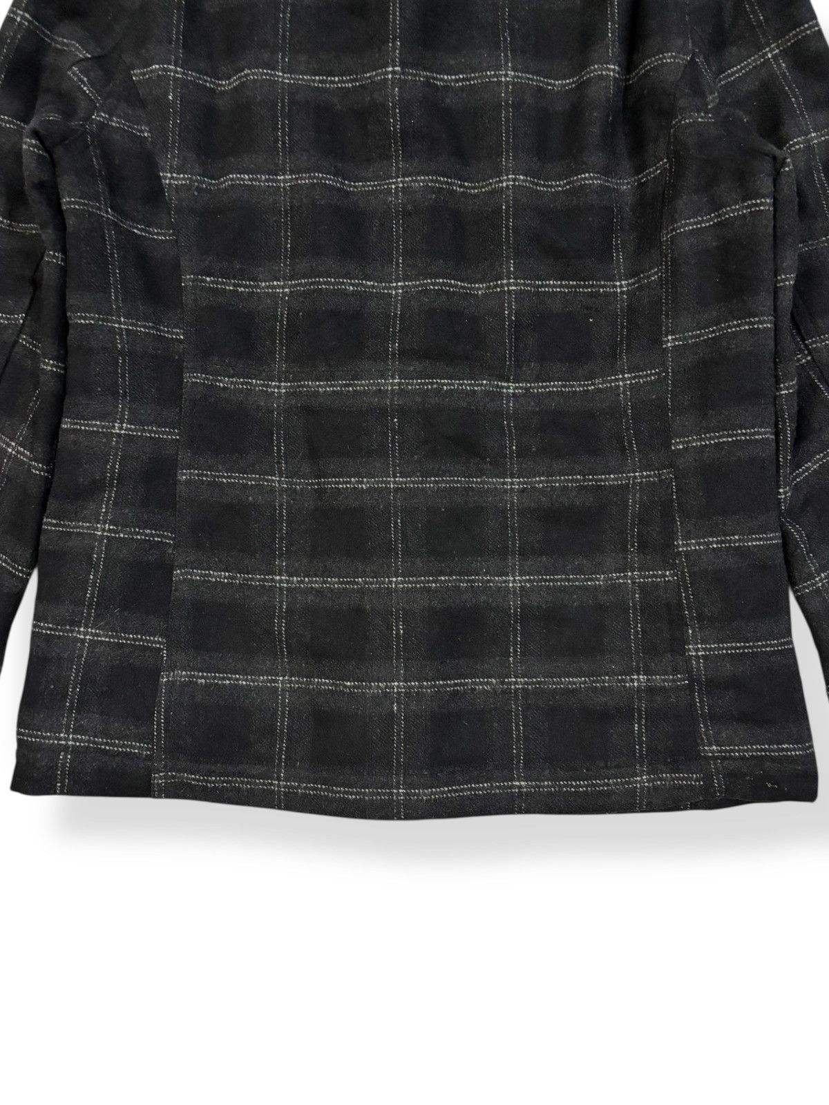 If Six Was Nine In The Attic Plaid Multi-pockets Faux Fur Hooded Punk Jacket Size US S / EU 44-46 / 1 - 14 Thumbnail