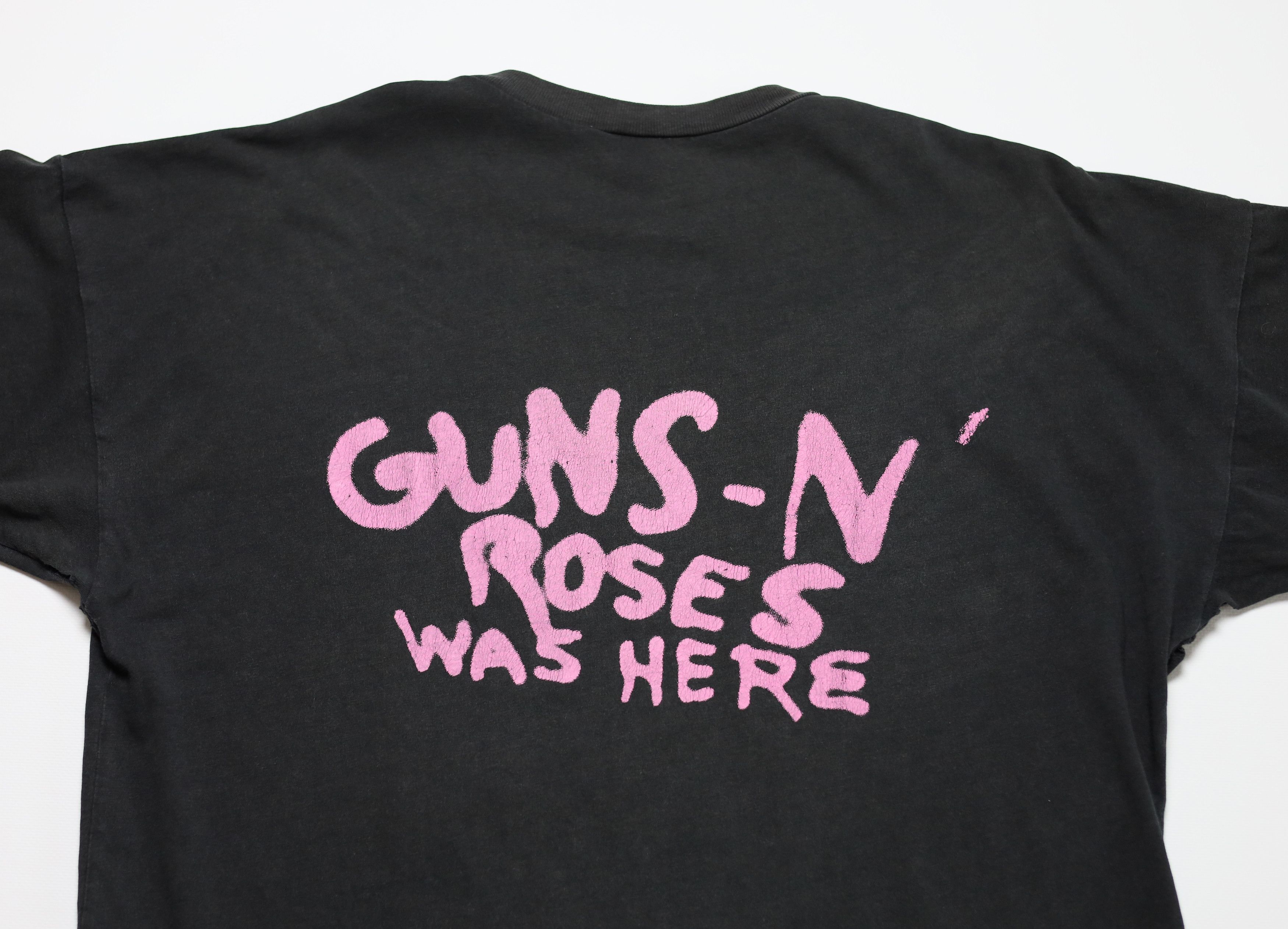 Guns N' Roses Vintage 1987 Guns N Roses Was Here Appetite for Destruction Size US XL / EU 56 / 4 - 11 Thumbnail