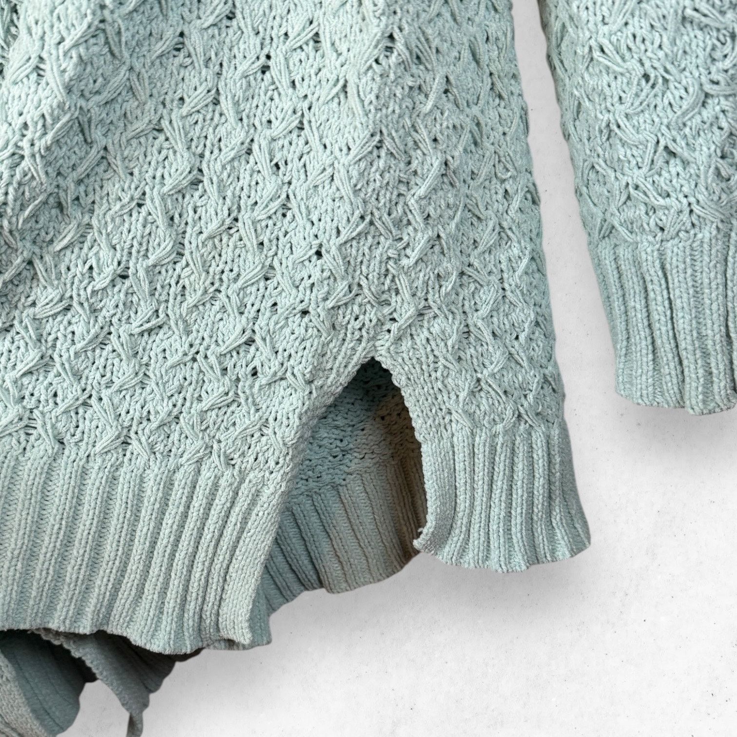 Seven 7 Seven 7 Knitted Mint Sweater Women's Size L Very Soft Size L / US 10 / IT 46 - 5 Thumbnail