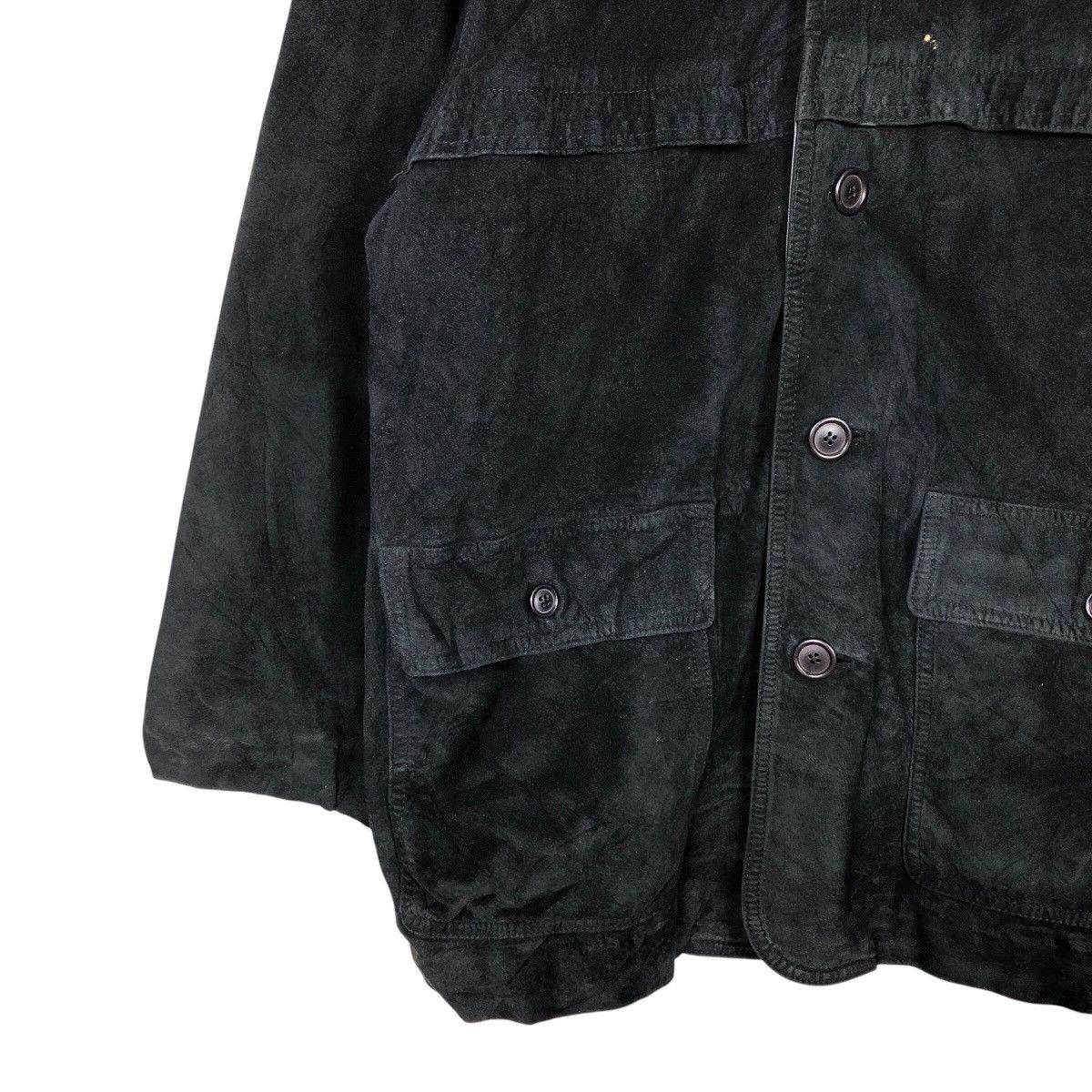 Japanese Brand 📌Vintage Leather Jacket Depuis 1984 Because Issey Miyake Size US M / EU 48-50 / 2 - 5 Thumbnail