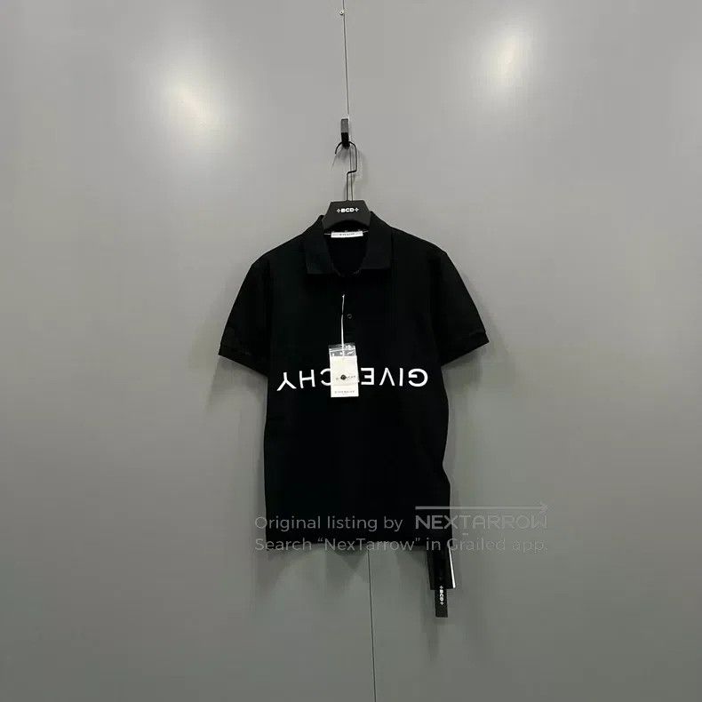 Givenchy Givenchy Upside-Down Logo Embroidered Polo Shirt XS Size US XL / EU 56 / 4 - 1 Thumbnail