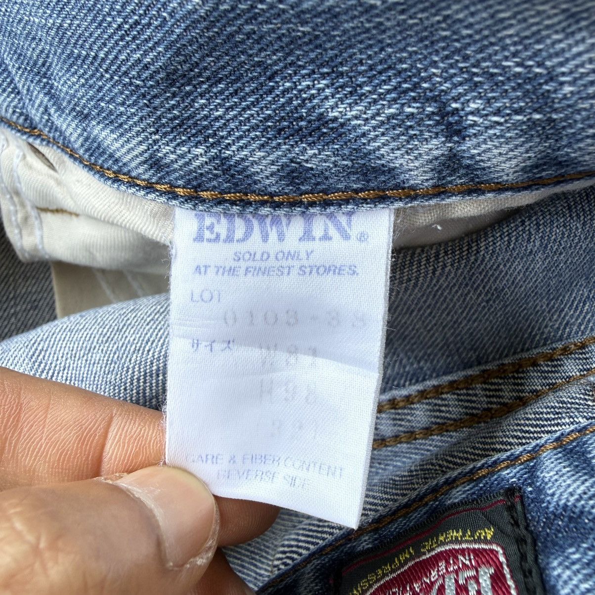Edwin Vintage Edwin Faded Denim Jean Pants W32 Size US 32 / EU 48 - 13 Thumbnail