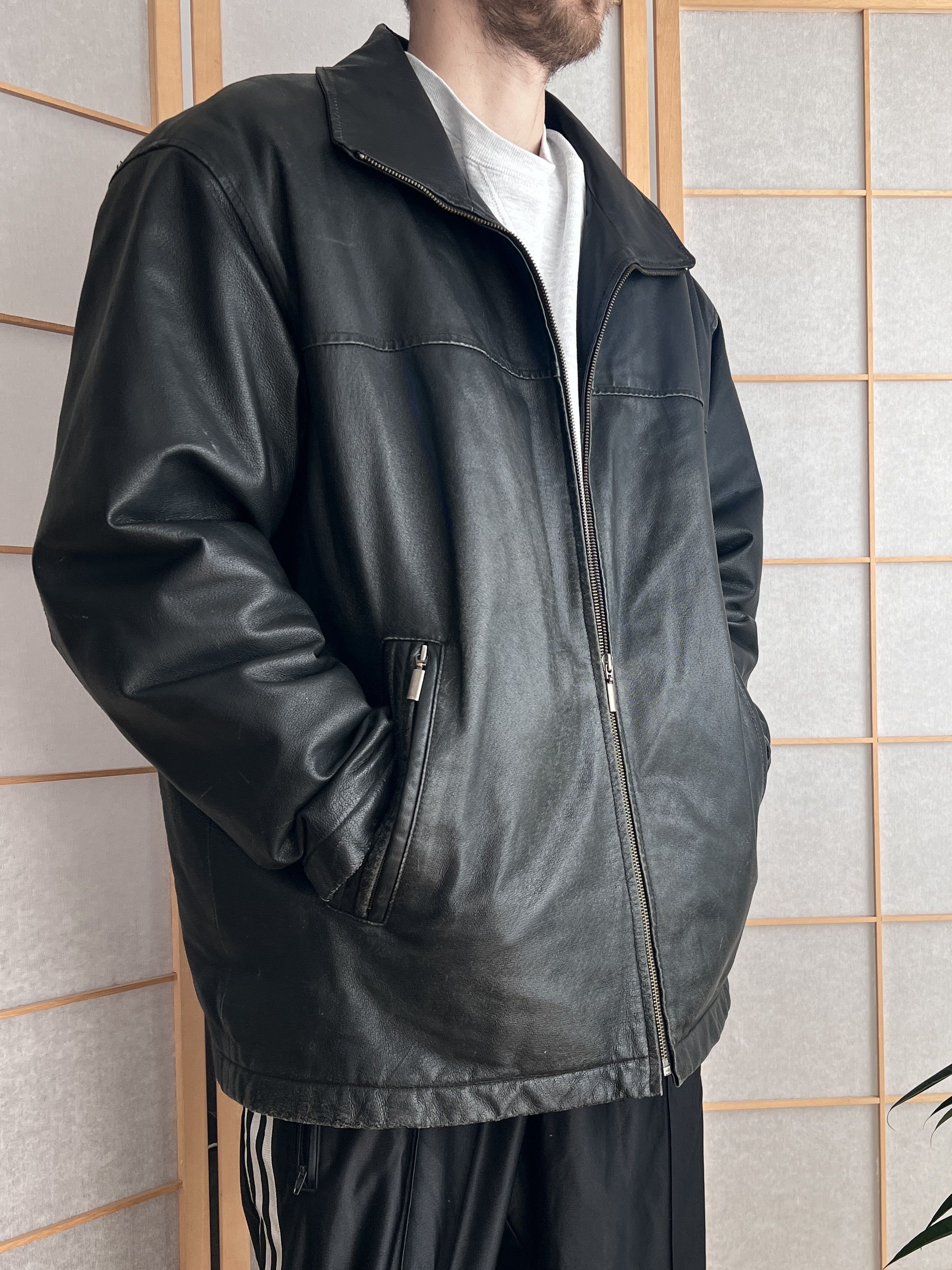 Hysteric Glamour 90s real leather jacket coat boxy fit y2k avant garde opium Size US XL / EU 56 / 4 - 11 Thumbnail