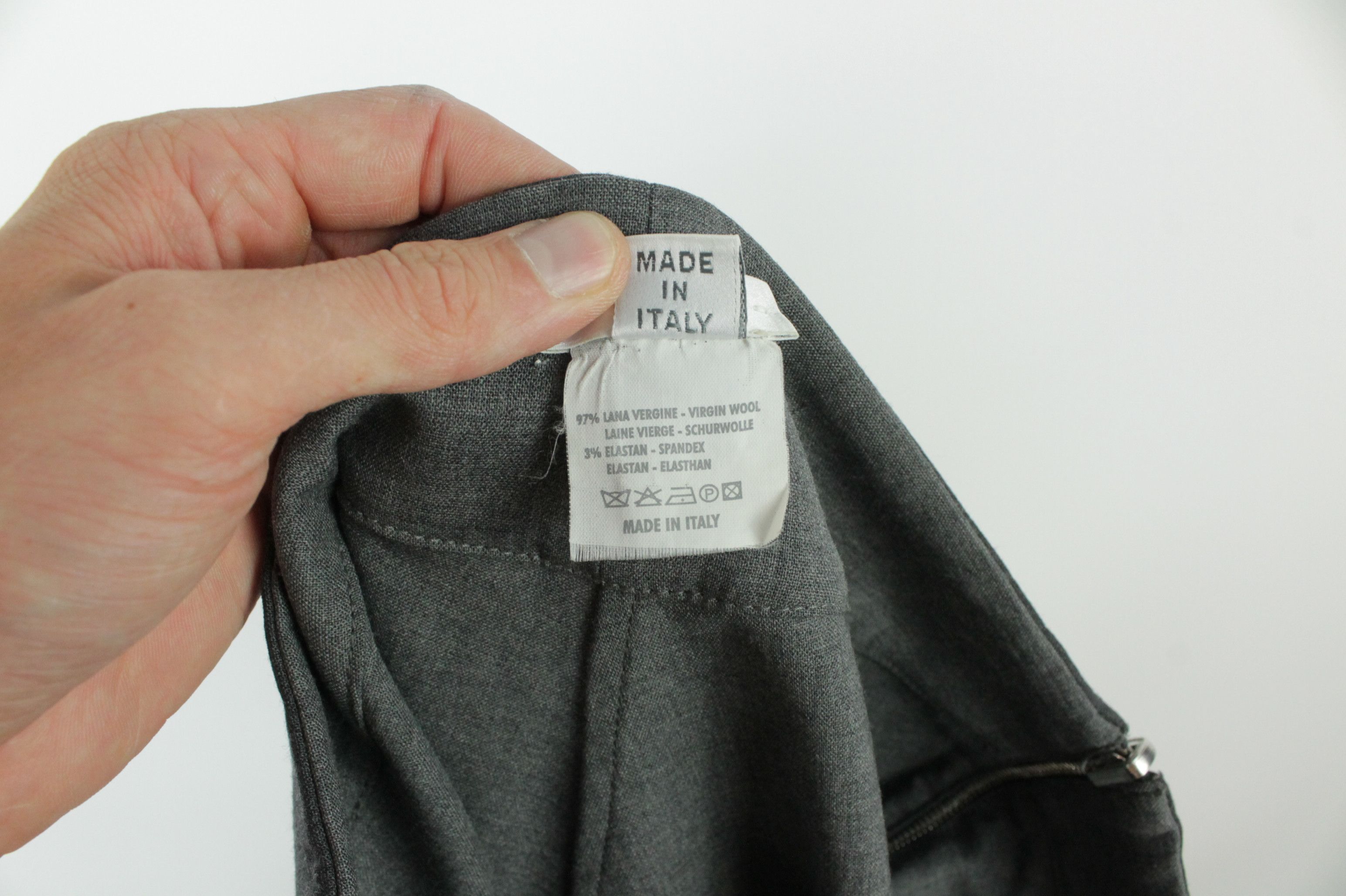 Brunello Cucinelli Gunex Brunello Cucinelli Reversible Wool Skinny Trousers Size 28" / US 6 / IT 42 - 10 Thumbnail