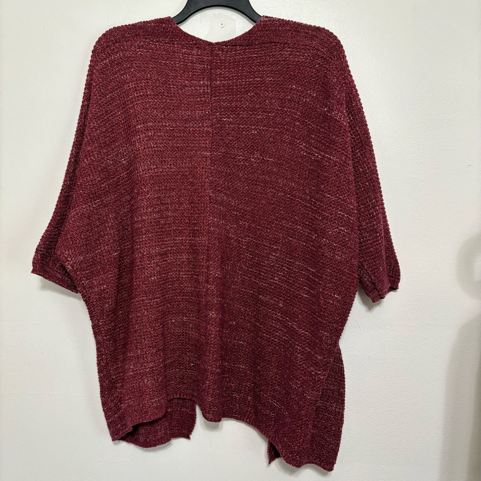 Other Universal Thread Burgundy Open Front Cardigan Cozy Layer Size M / US 6-8 / IT 42-44 - 2 Thumbnail
