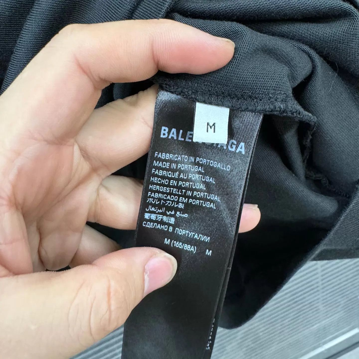Balenciaga Balenciaga Reflective Front/Back Logo Short Tee M Size US M / EU 48-50 / 2 - 5 Thumbnail