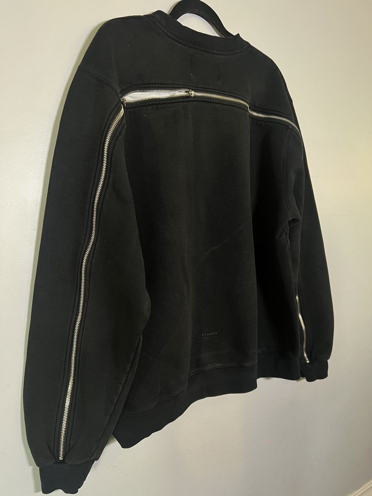 Designer × Stampd Stampd Zipper Hem Heavyweight Crewneck Size US L / EU 52-54 / 3 - 8 Thumbnail