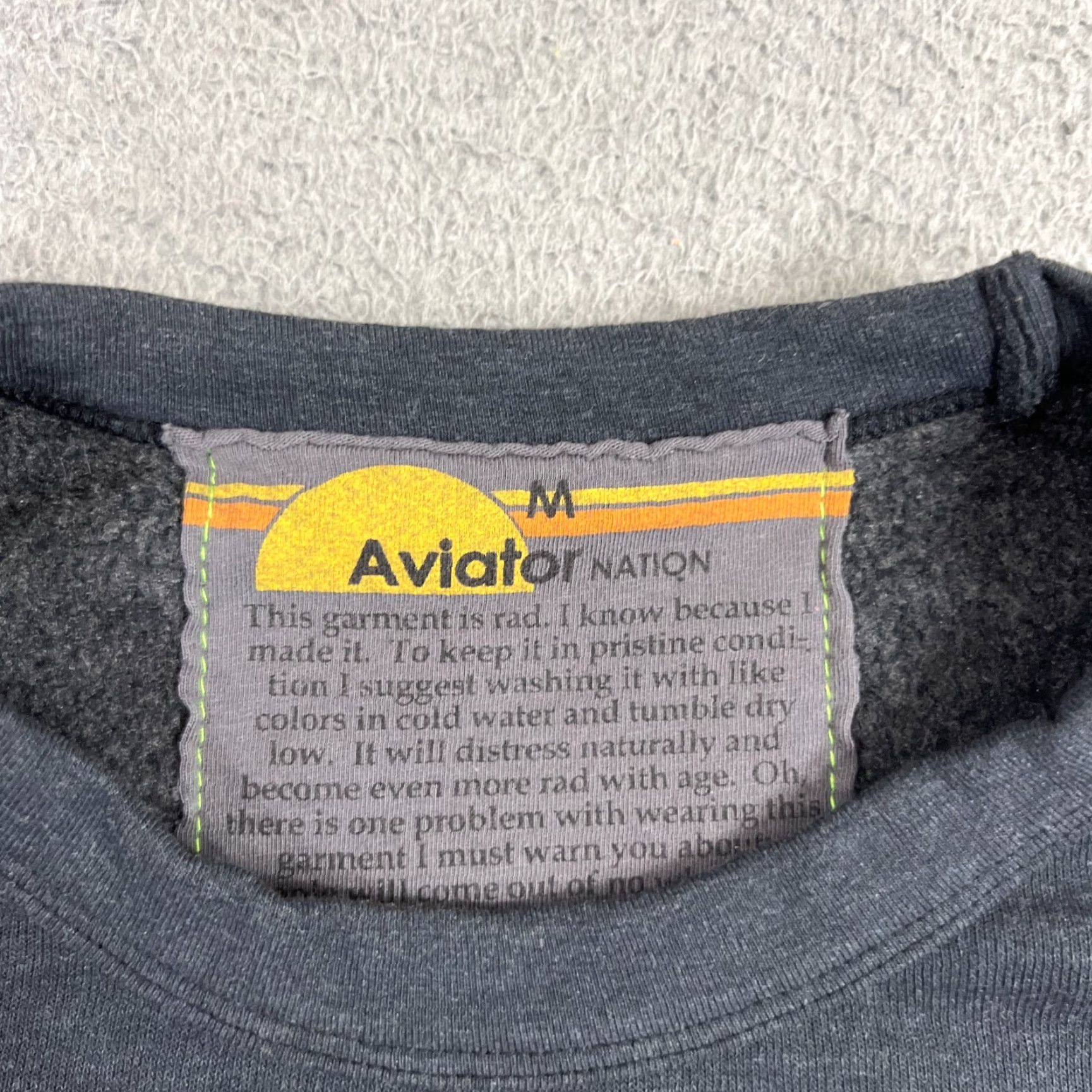 Aviator Nation Aviator Nation Sweatshirt Medium Navy Global Citizen Festival Casual Crewneck Size M / US 6-8 / IT 42-44 - 4 Thumbnail