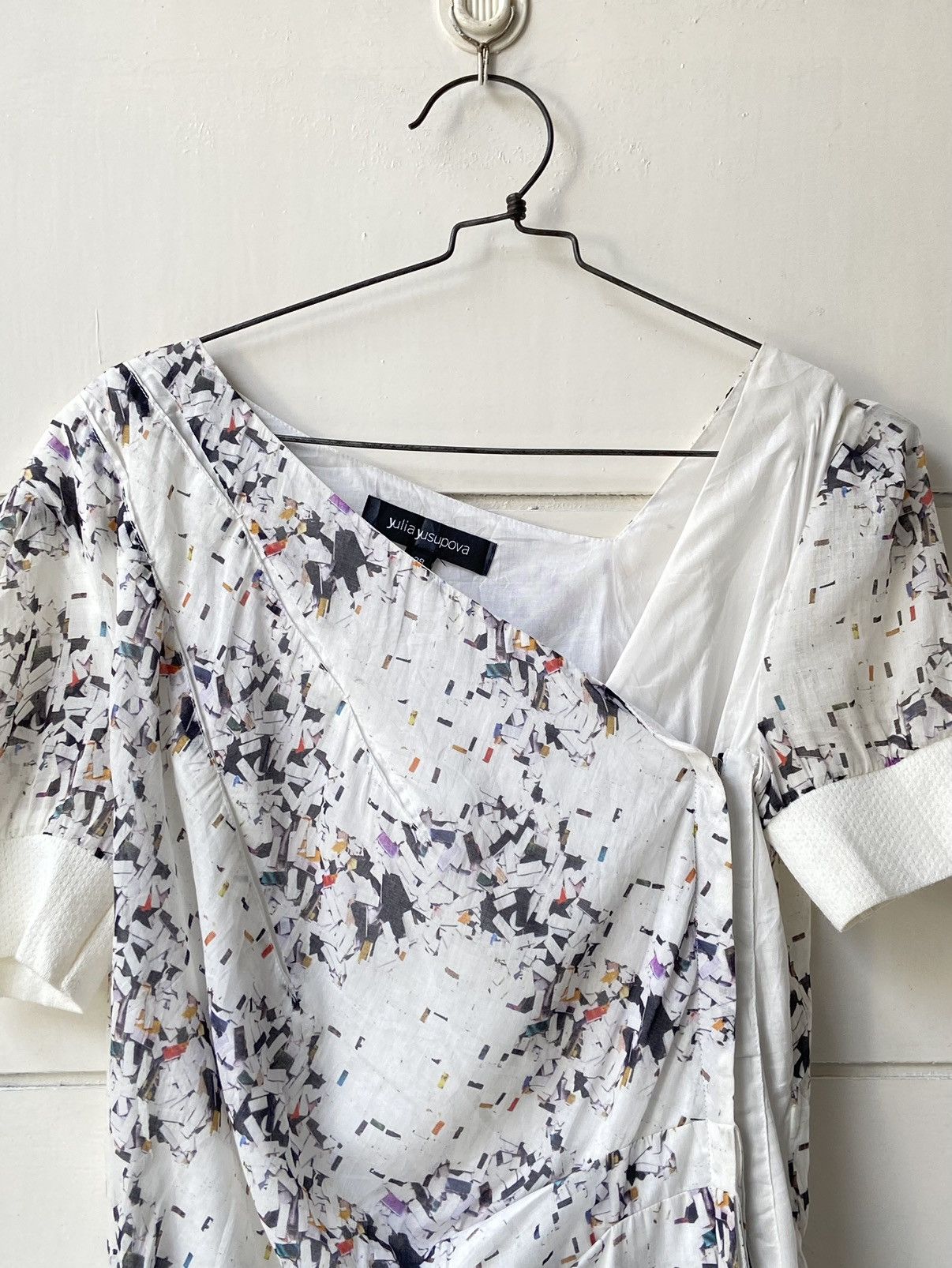 Designer × Japanese Brand YULIA YUSUPOVA White Motive Dress Size XS / US 0-2 / IT 36-38 - 17 Thumbnail