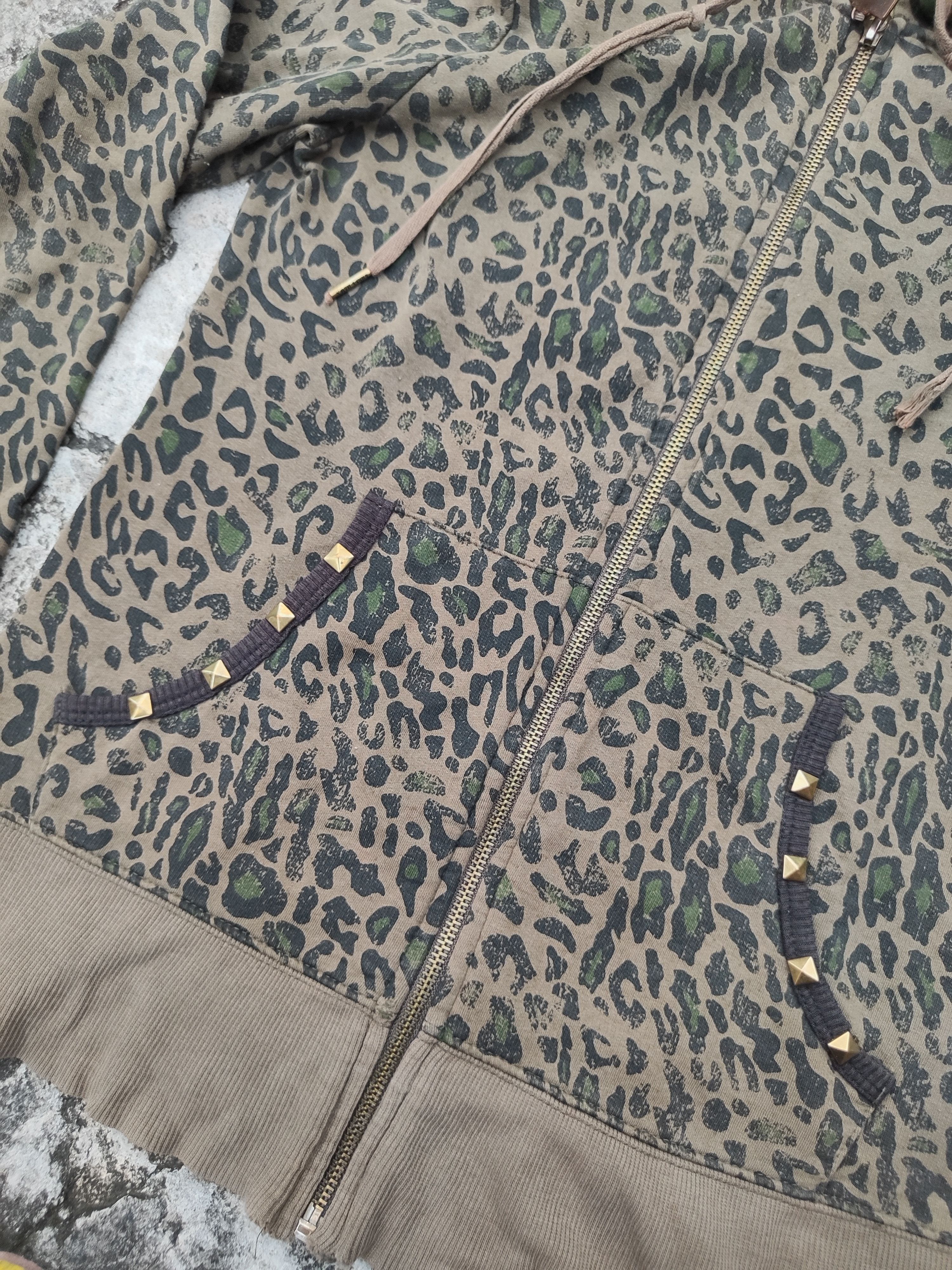 Other Abbey Dawn Leopard Hoodie Size L / US 10 / IT 46 - 4 Thumbnail