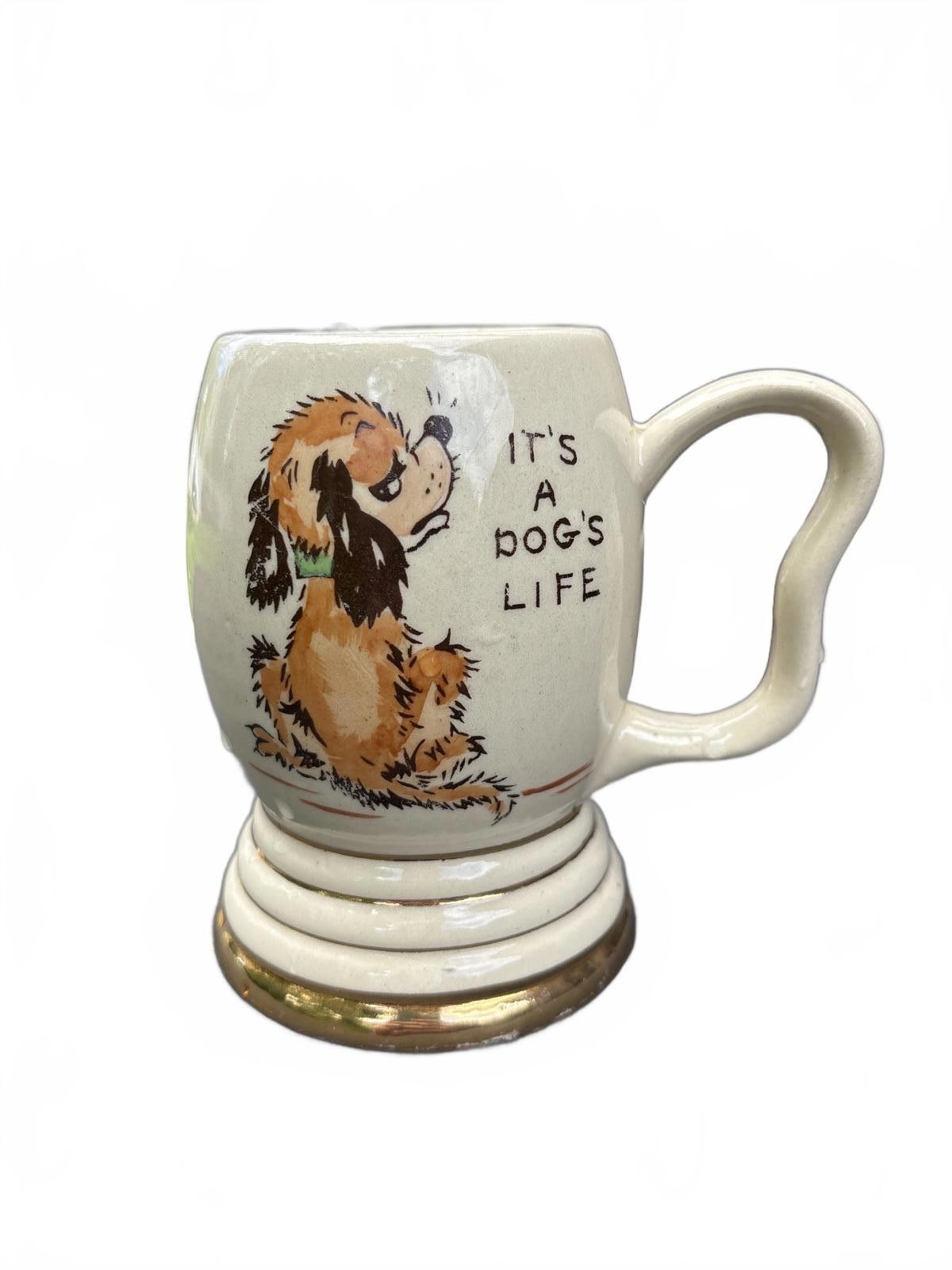 Designer It’s a dog’s life vintage mug bell Size ONE SIZE - 1 Thumbnail