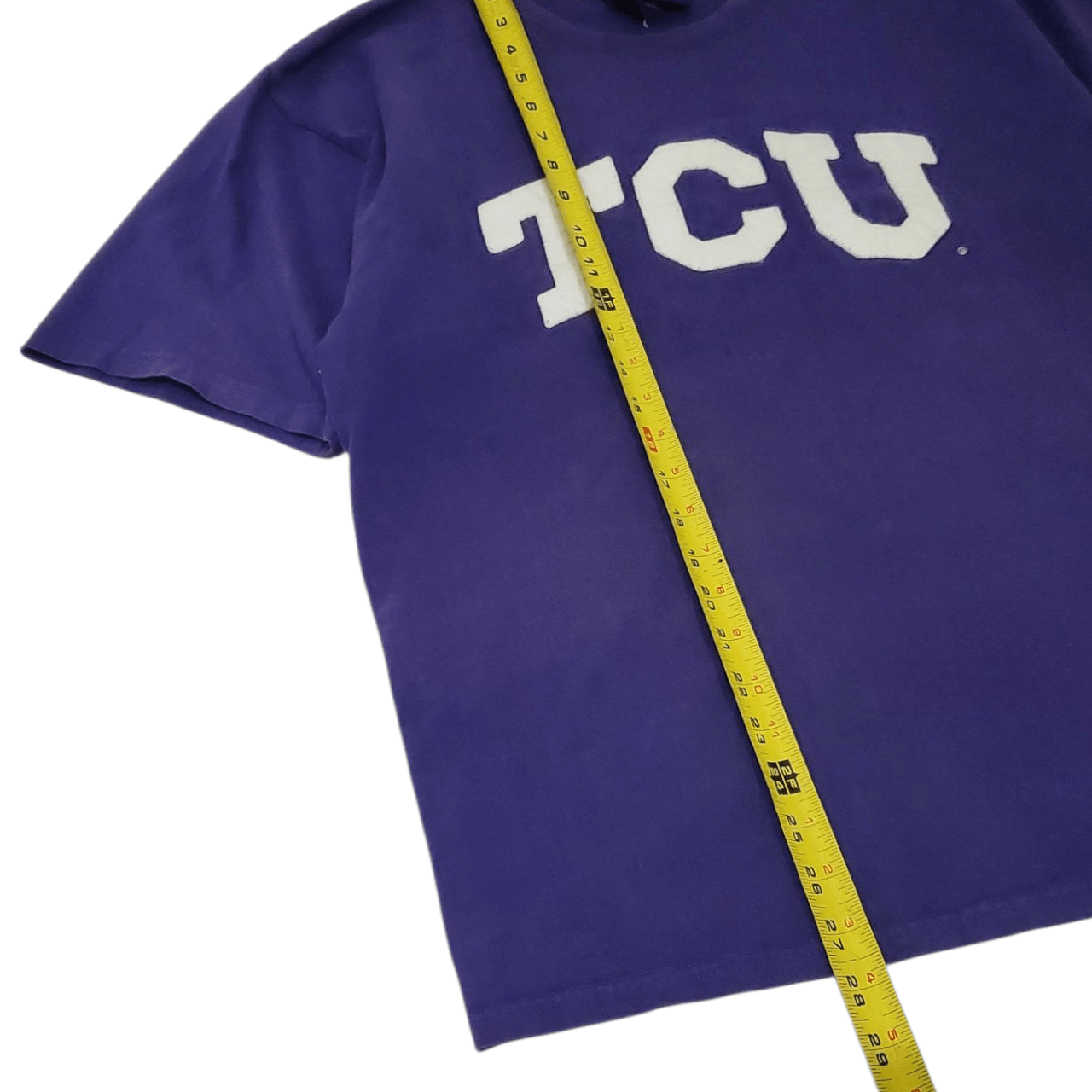 NCAA Y2K TCU Horned Frogs Embroidered Arc Logo T-Shirt Size US L / EU 52-54 / 3 - 6 Thumbnail