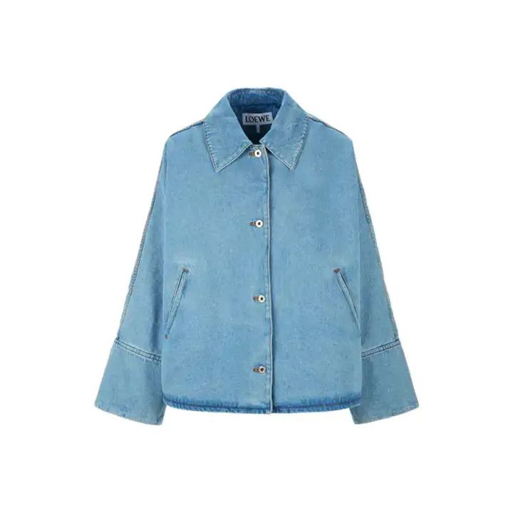 Loewe Loewe Stone Wash Loose Denim Jacket Size S / US 4 / IT 40 - 1 Thumbnail