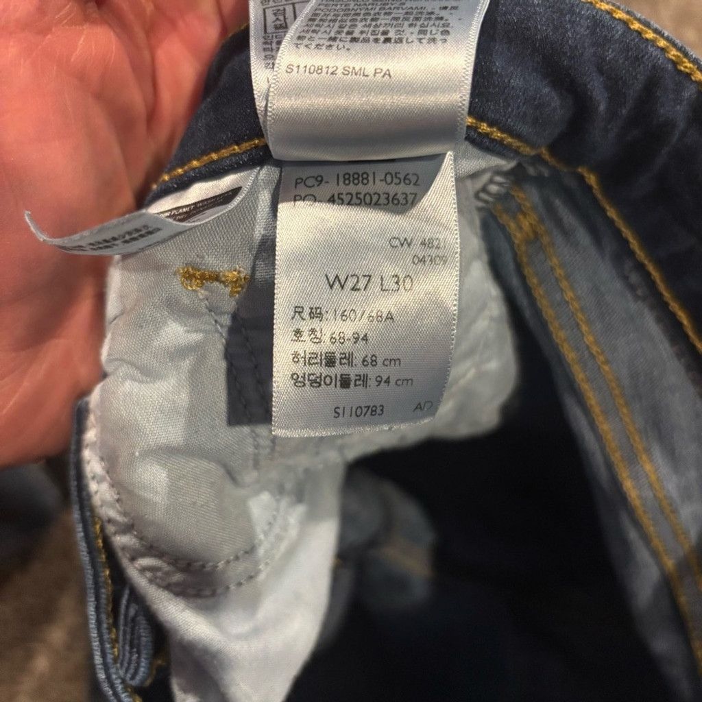 Levi's Levi's Women's 711 Skinny Jeans Size 27" / US 4 / IT 40 - 4 Thumbnail