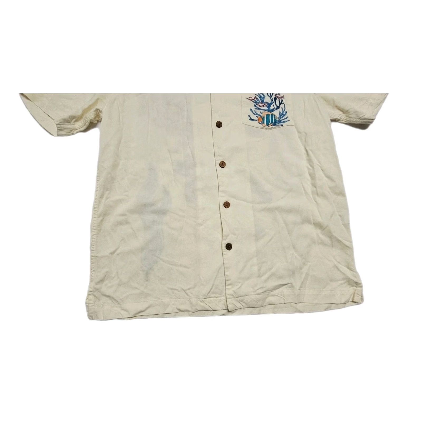 Vintage VINTAGE Caribbean Camp Shirt Mens M Sea Turtle Coral Reef Embroidered Tropical Size US M / EU 48-50 / 2 - 7 Thumbnail