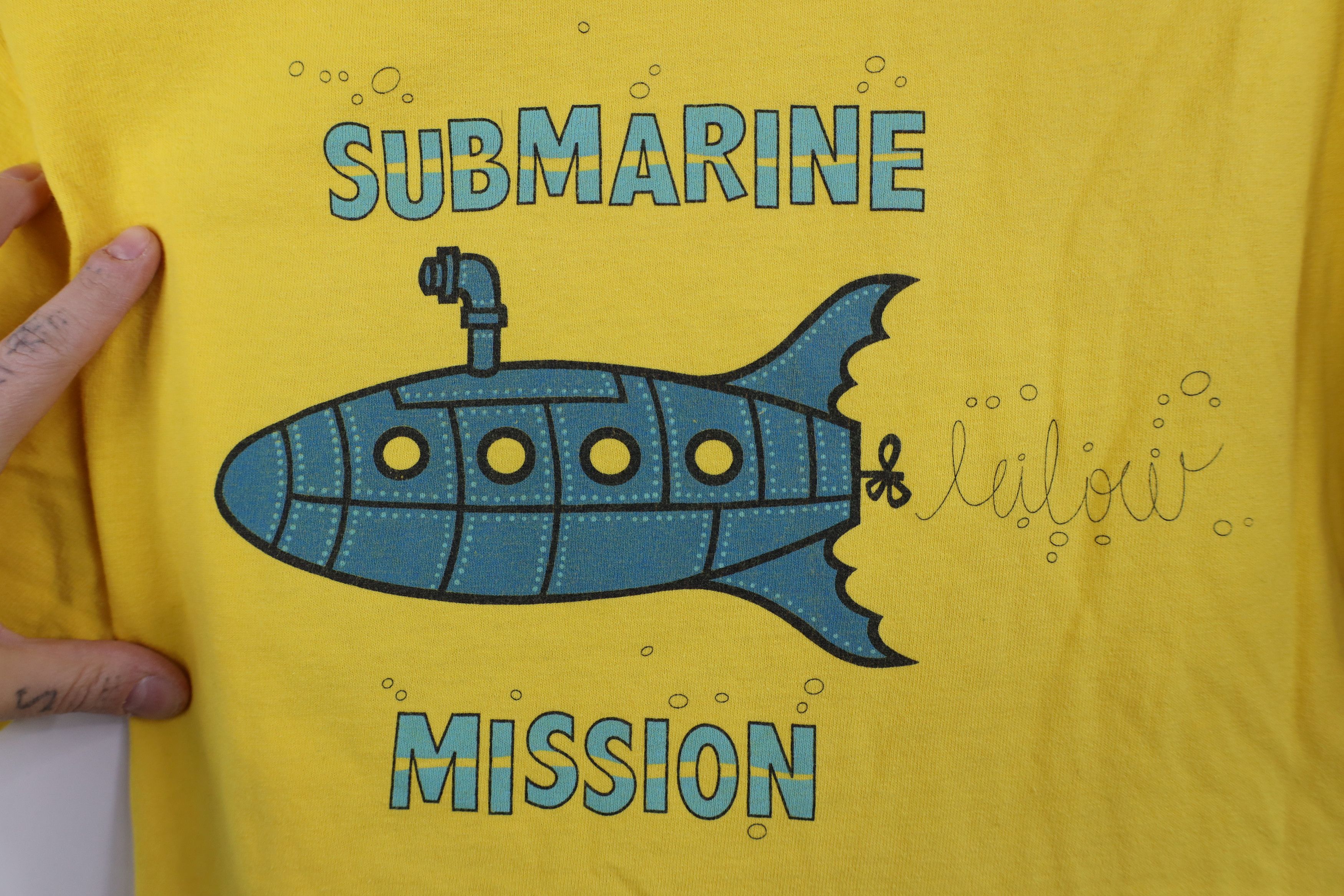 Vintage Vintage Leilow Japan Submarine Mission Surfing T-Shirt USA Size US S / EU 44-46 / 1 - 4 Thumbnail