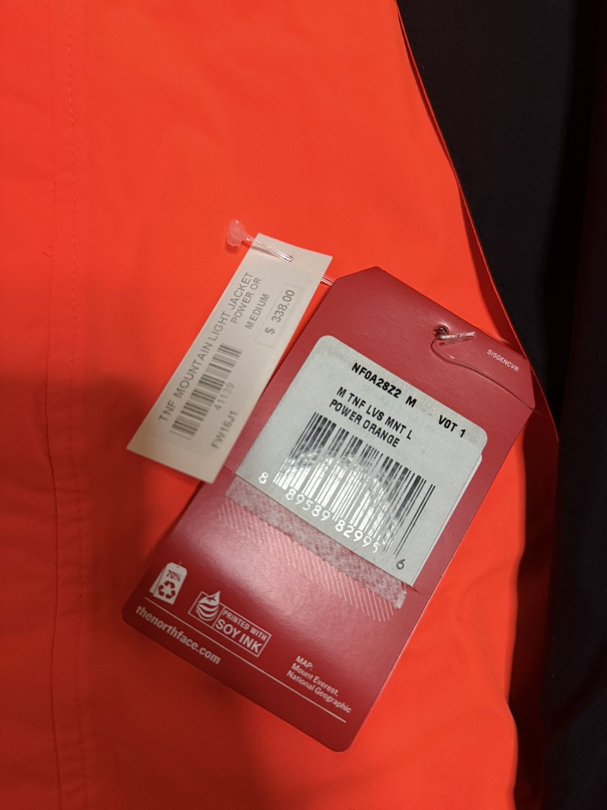 Supreme × The North Face Supreme tnf the north face 16fw orange mountain light Jacket Size US M / EU 48-50 / 2 - 3 Thumbnail