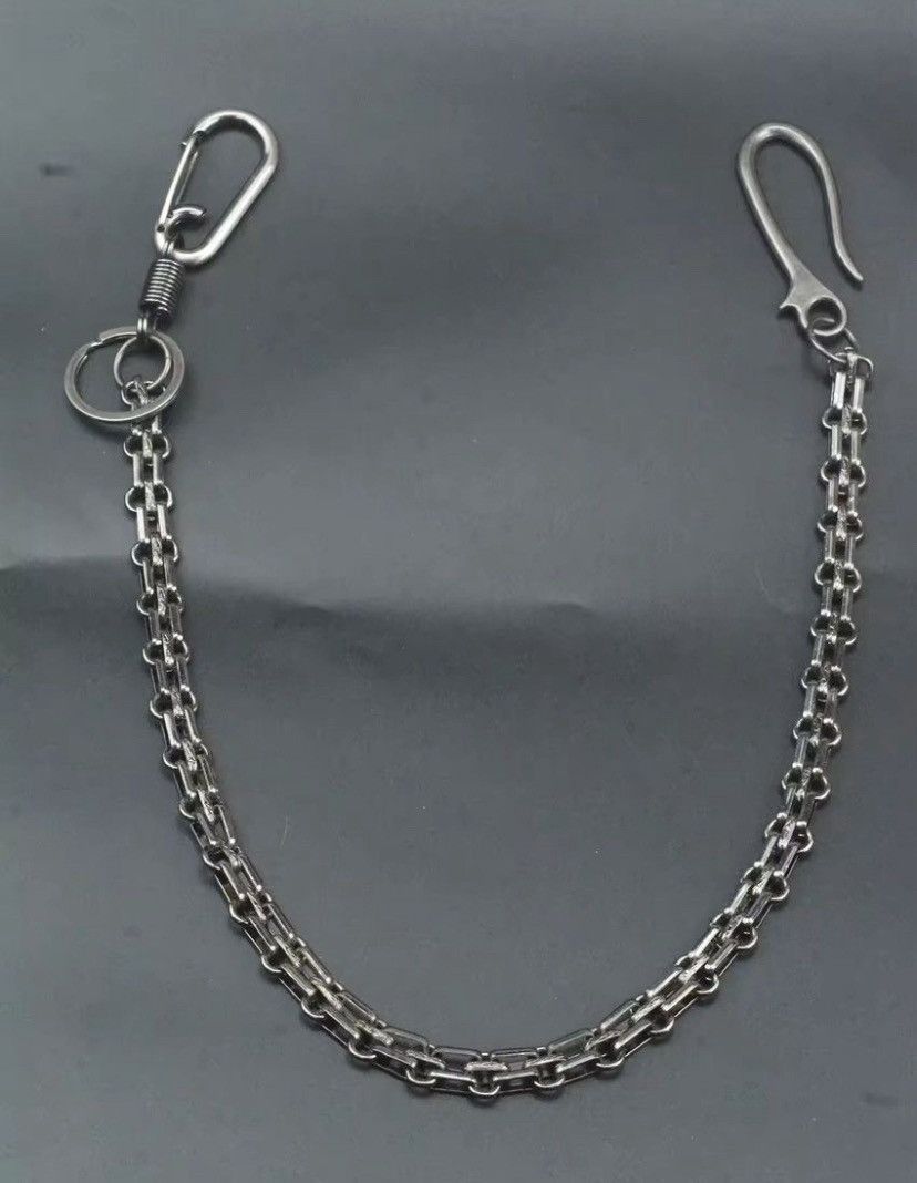 Jewelry 12mm Flat Chainmail Carabiner Wallet chain Size ONE SIZE - 1 Thumbnail
