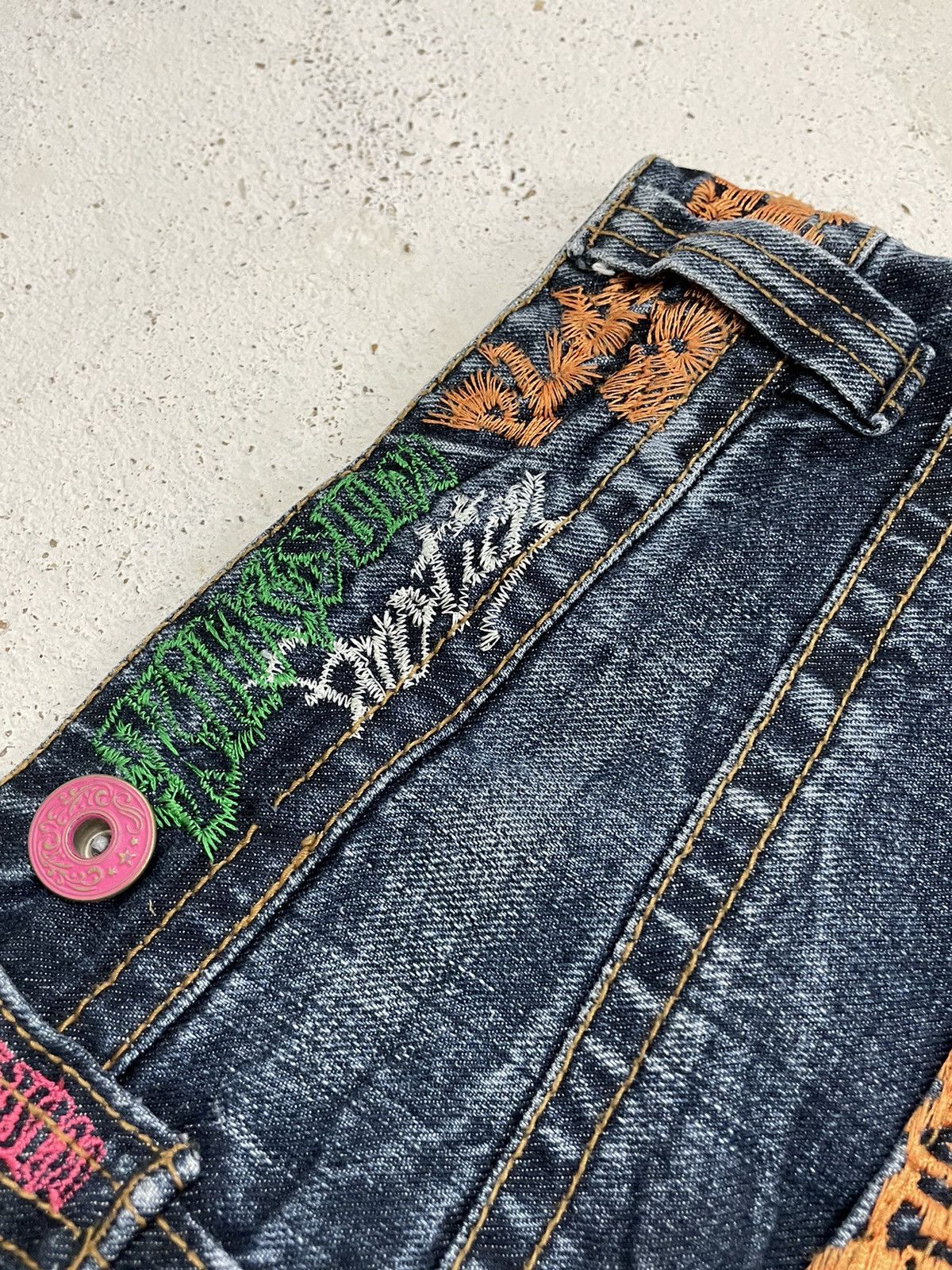 14th Addiction Y2K Embroidery Graffiti Hip Hop 2000’s Style Size US 30 / EU 46 - 17 Thumbnail