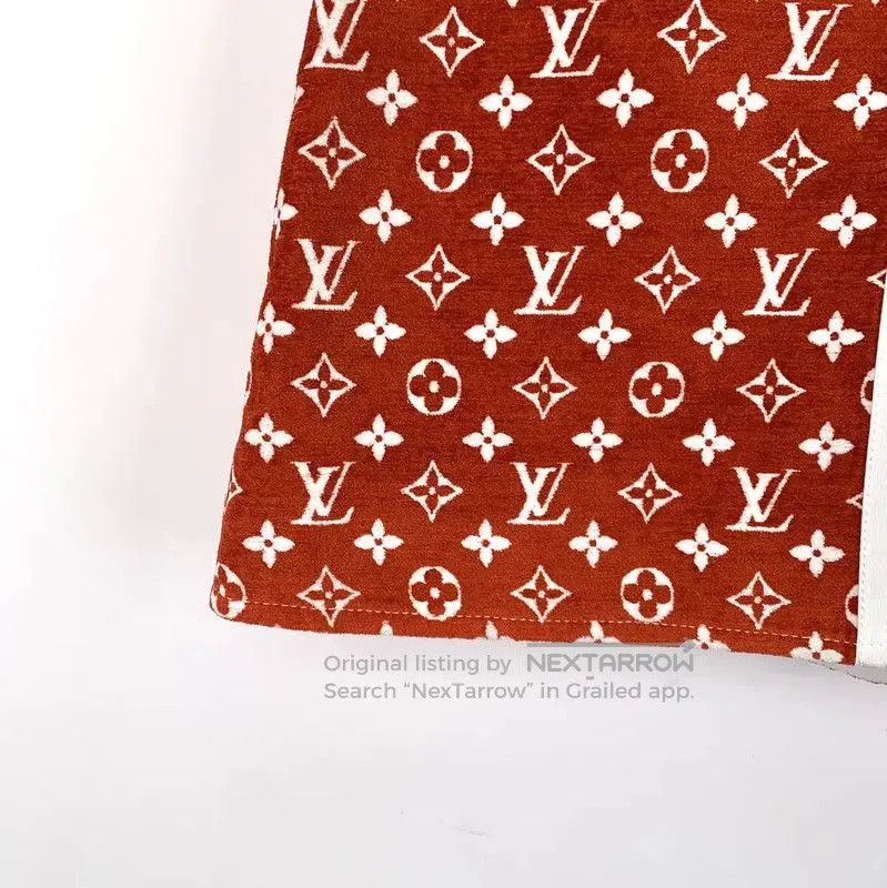 Louis Vuitton Louis Vuitton Red Printed Skirt for Women . Size 22" - 4 Thumbnail