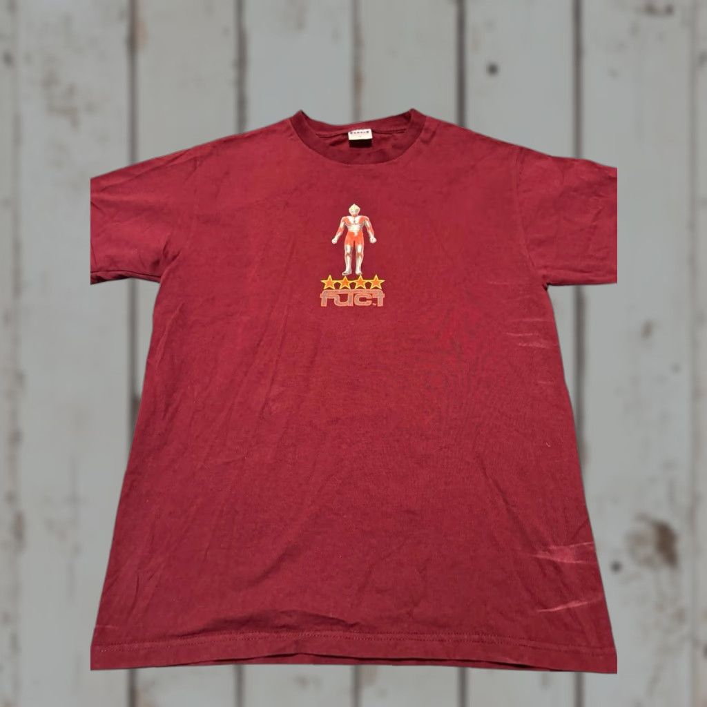 FUCT VINTAGE FUCT Ultraman T-shirt Maroon Size Medium Made In USA Rare HTF Mens T-Shirt Ultraman USA 2000s Size US M / EU 48-50 / 2 - 1 Thumbnail