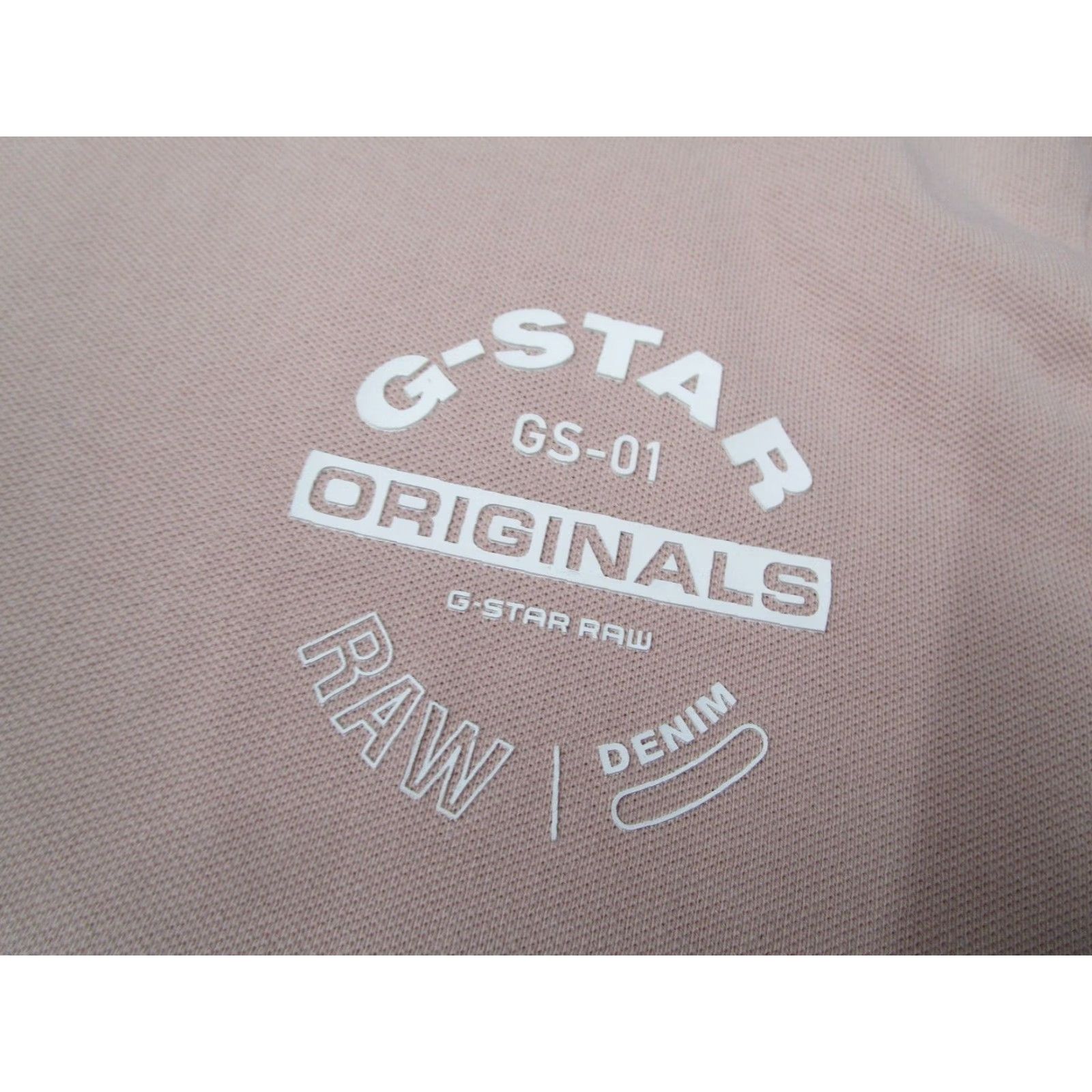 G-Star G Star Shirt Mens XL Pink MEMULA ORIGINALS GR polo Organic Cotton Blend Short Sleeve Logo City Sports Polo Shirt Size US XL / EU 56 / 4 - 4 Thumbnail