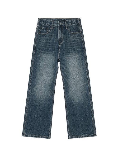 Japanese Brand × Jean American retro distressed jeans men's loose wide-leg Size US 32 / EU 48 - 5 Thumbnail