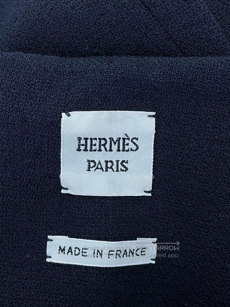 Hermes Hermes Black Wool Midi Skirt Size 38. Size US 38 / EU 54 - 4 Thumbnail