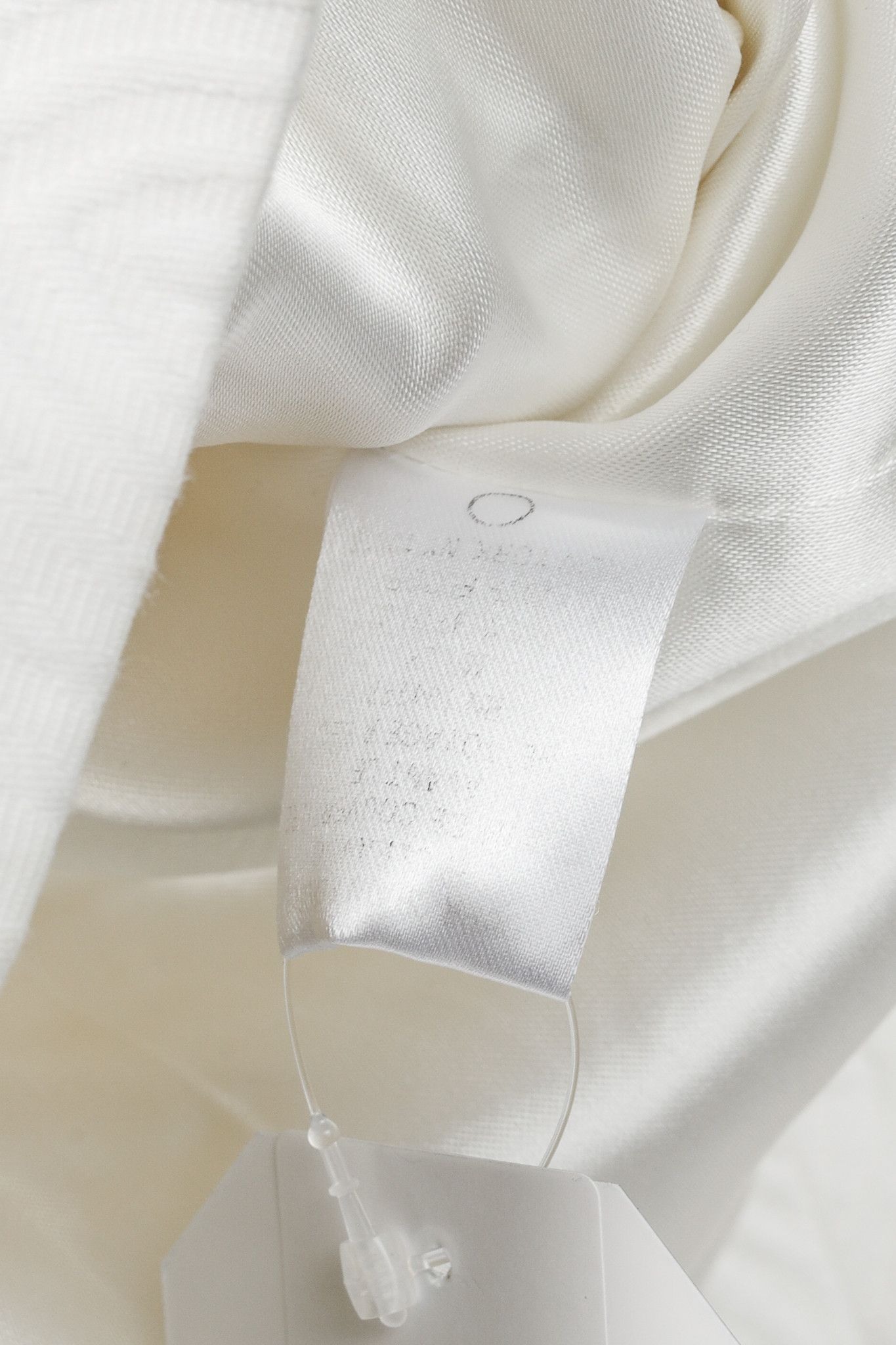 MILLY Milly SS/08 Runway White Cotton-Jacquard Cropped Jacket Size S / US 4 / IT 40 - 10 Thumbnail