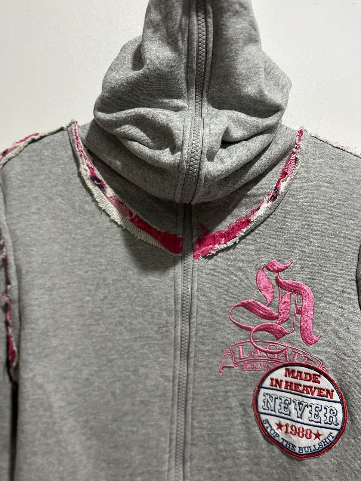 Japanese Brand Y2K LA Gate Japanese LGB Style Full Zip Hoodie Size US M / EU 48-50 / 2 - 4 Thumbnail