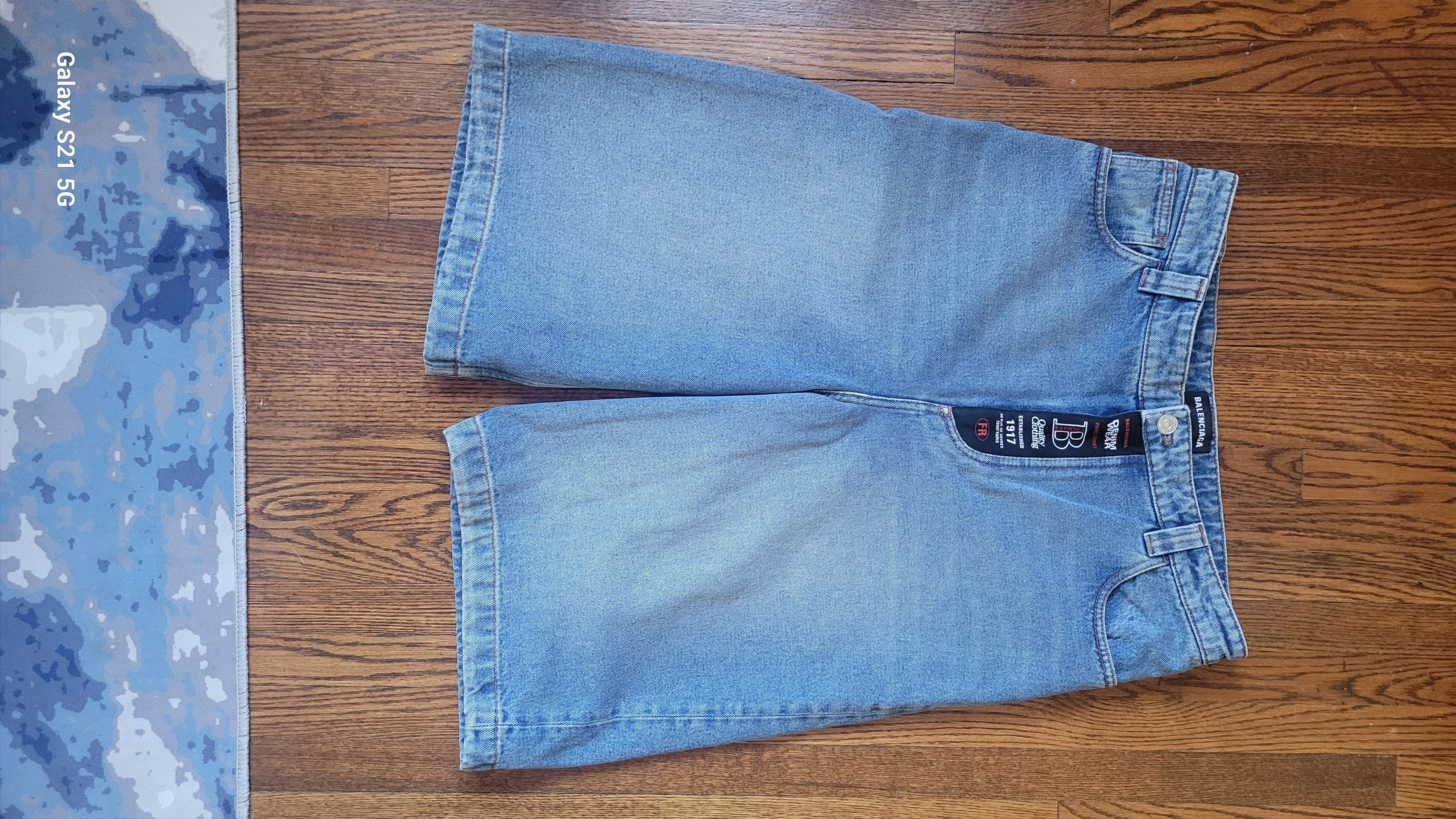 Balenciaga Baggy Skater Jorts Size US 30 / EU 46 - 2 Thumbnail