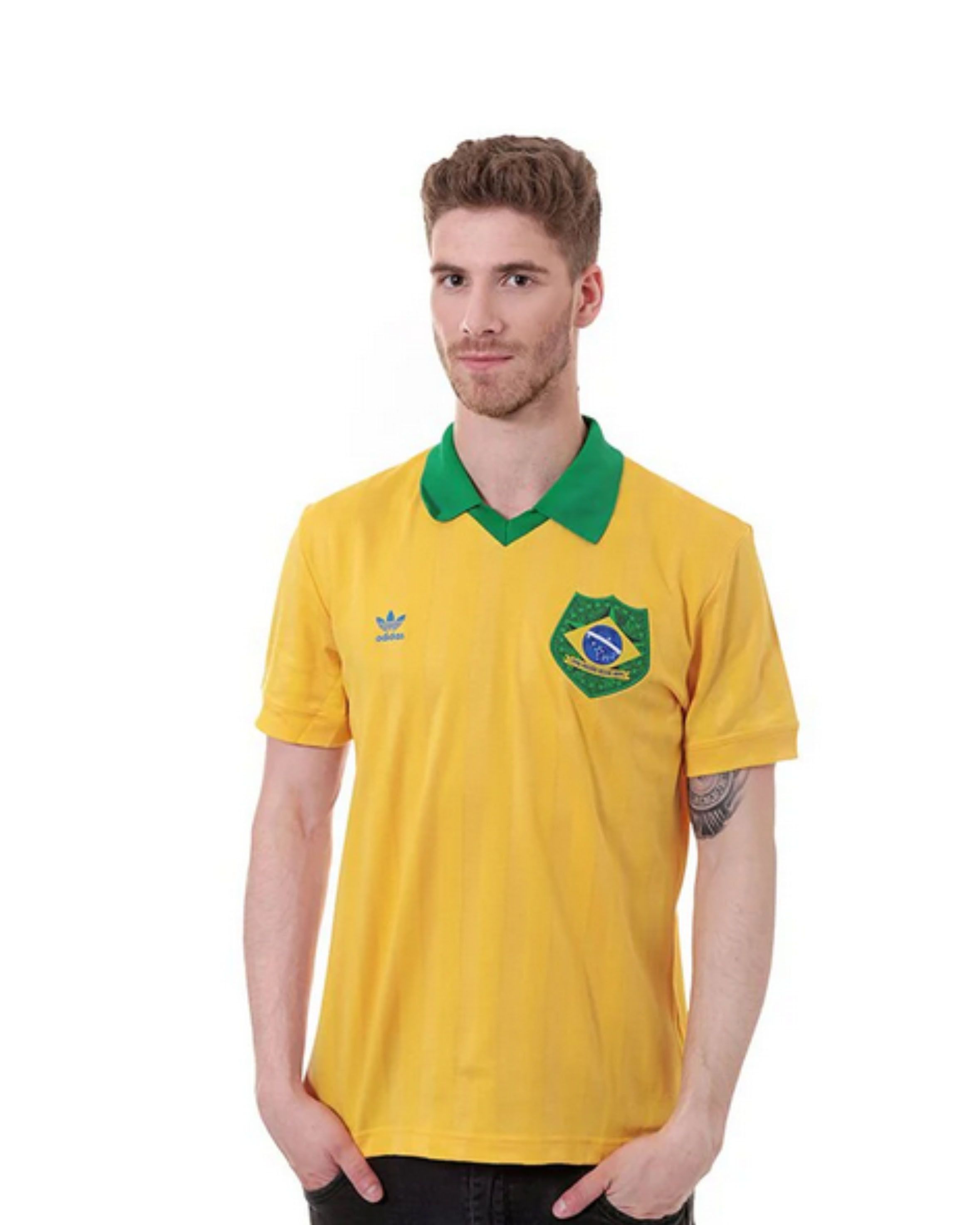 Adidas Brazil Brazuca Pelé 2014 Repro by Adidas Size US L / EU 52-54 / 3 - 5 Thumbnail