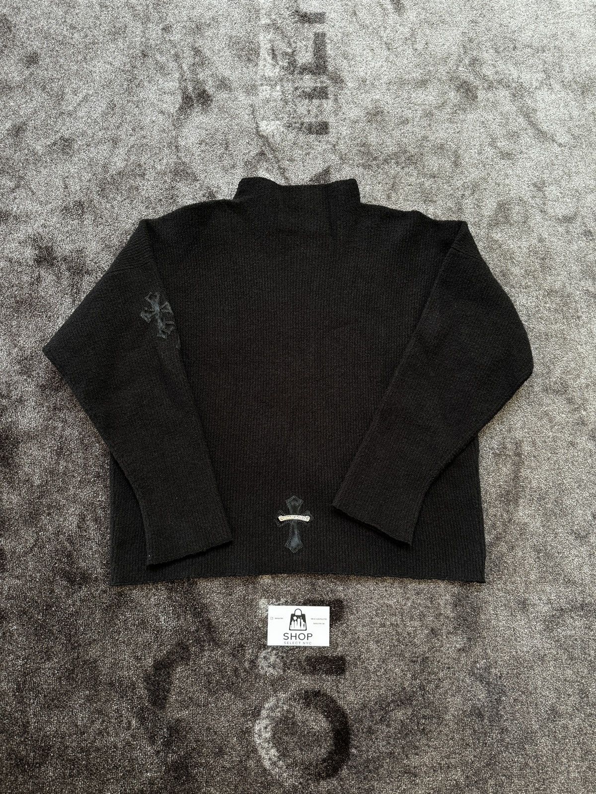 Chrome Hearts BRAND NEW CHROME HEARTS PIMA PONY HAIR CREWNECK Size US S / EU 44-46 / 1 - 1 Thumbnail