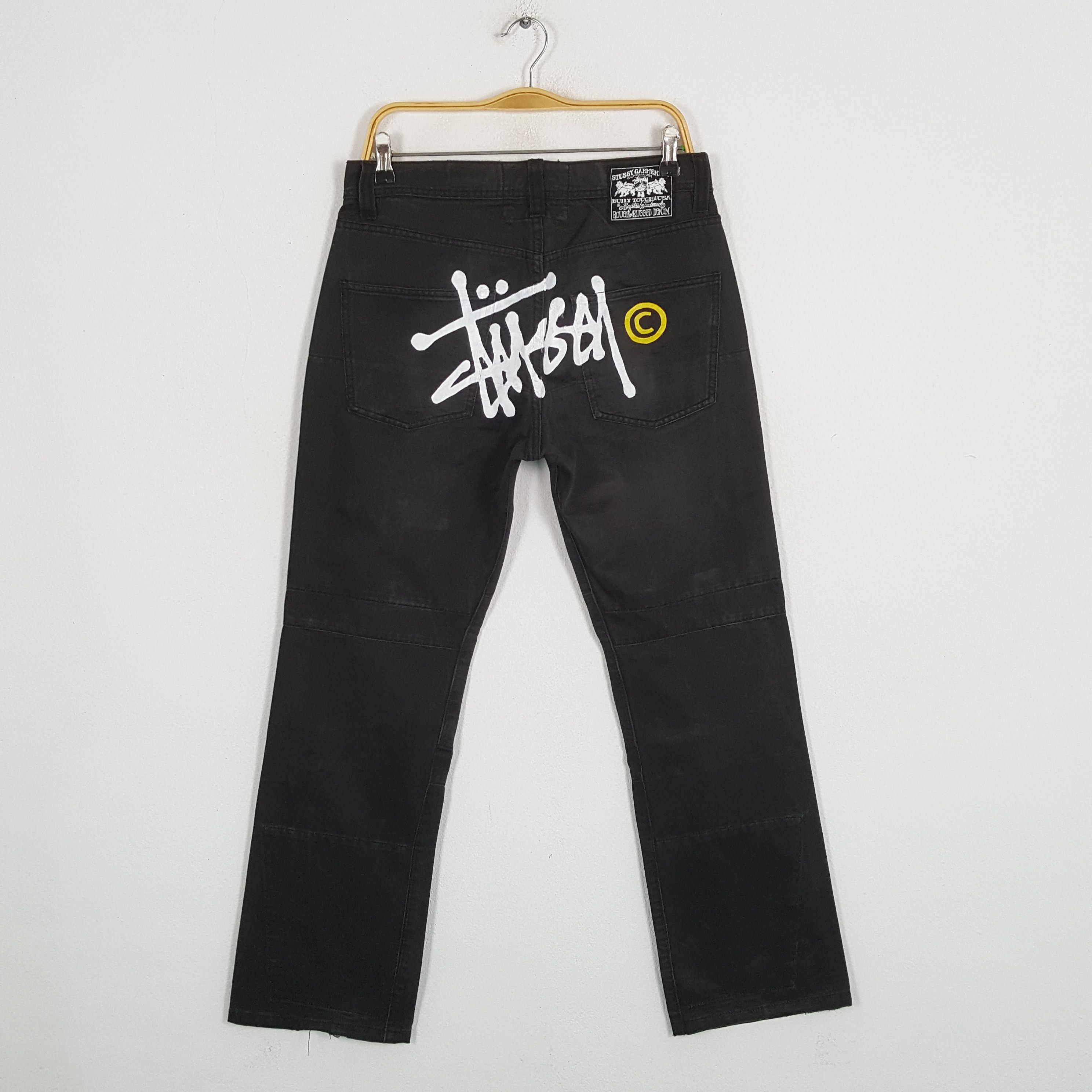 Vintage STUSSY Streetwear Skateboard Style Custom Logo Pant