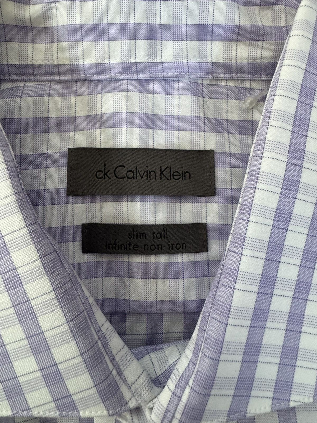 Calvin Klein Calvin Klein Plaid Dress Shirt Size 42L - 4 Thumbnail